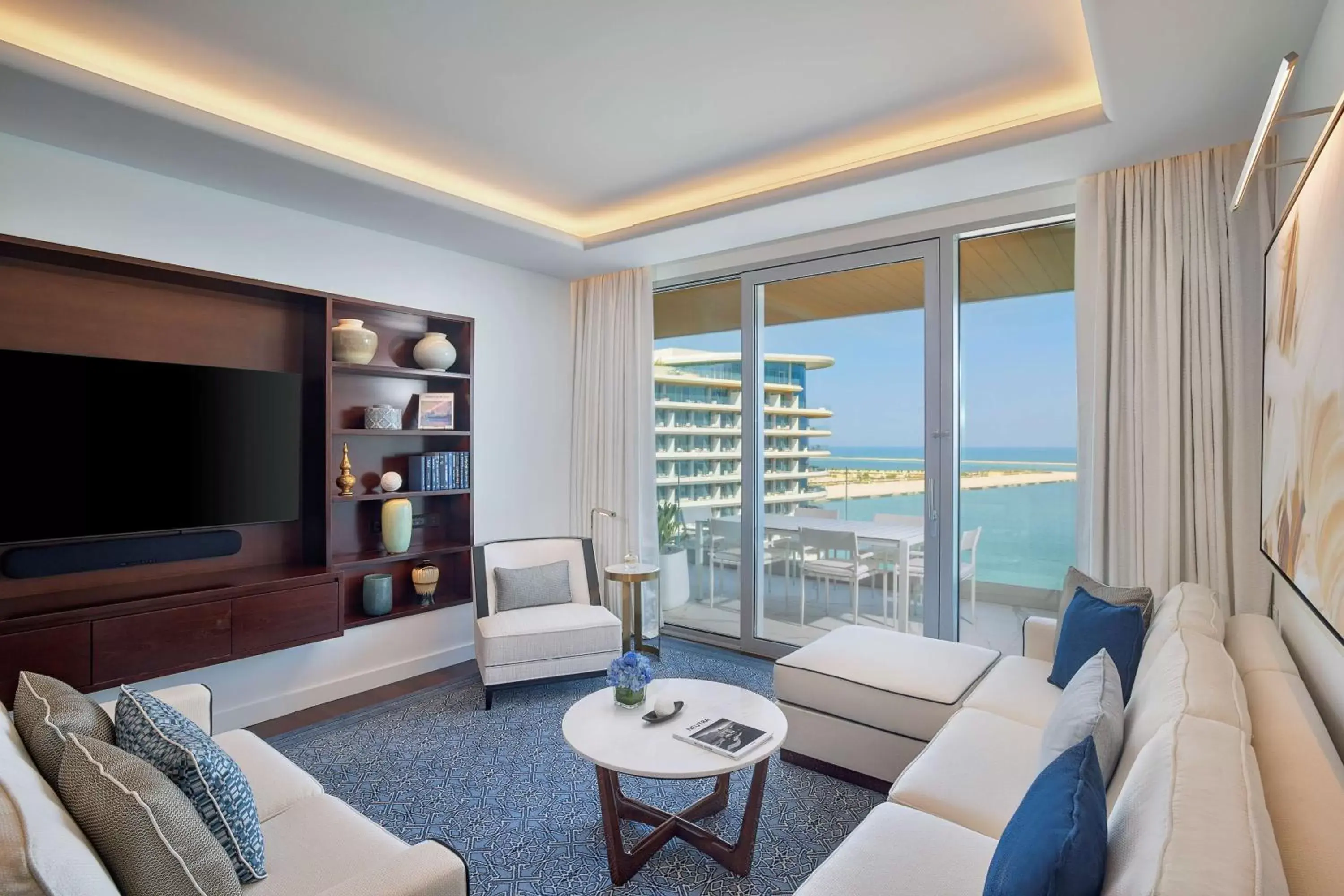 Living room, Seating Area in Waldorf Astoria Lusail, Doha