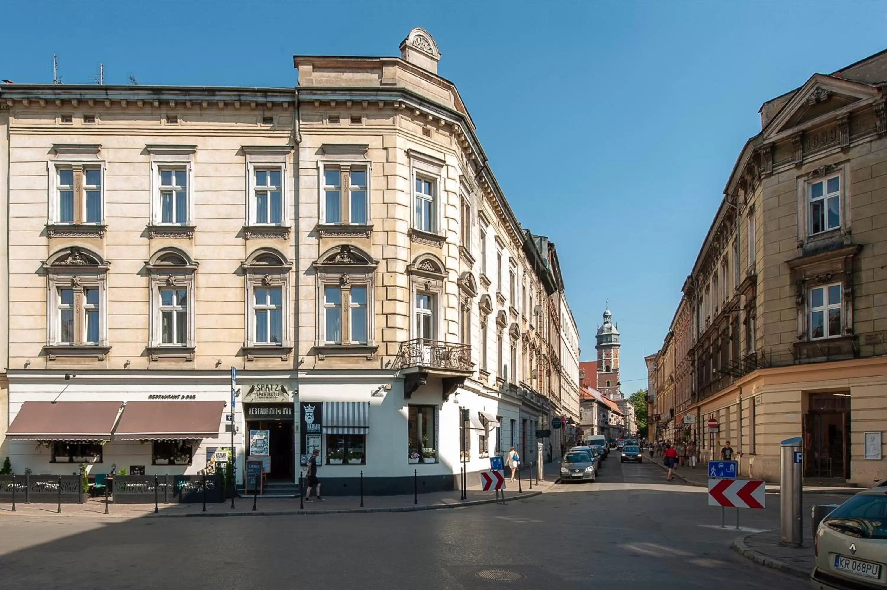 Facade/entrance in Spatz Aparthotel Facade/entrance in Spatz Aparthotel