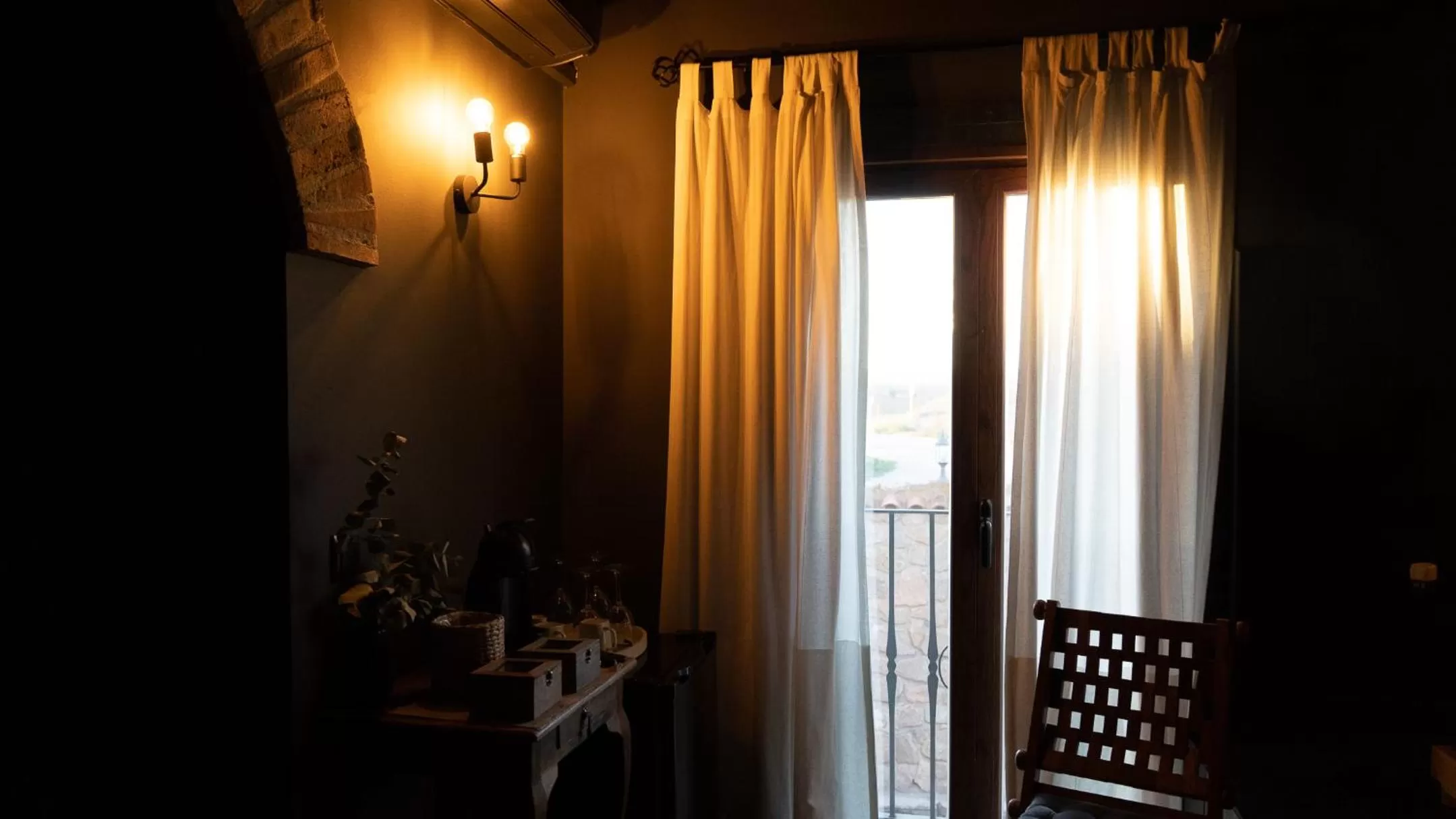 Balcony/Terrace in Hospedería Ballesteros