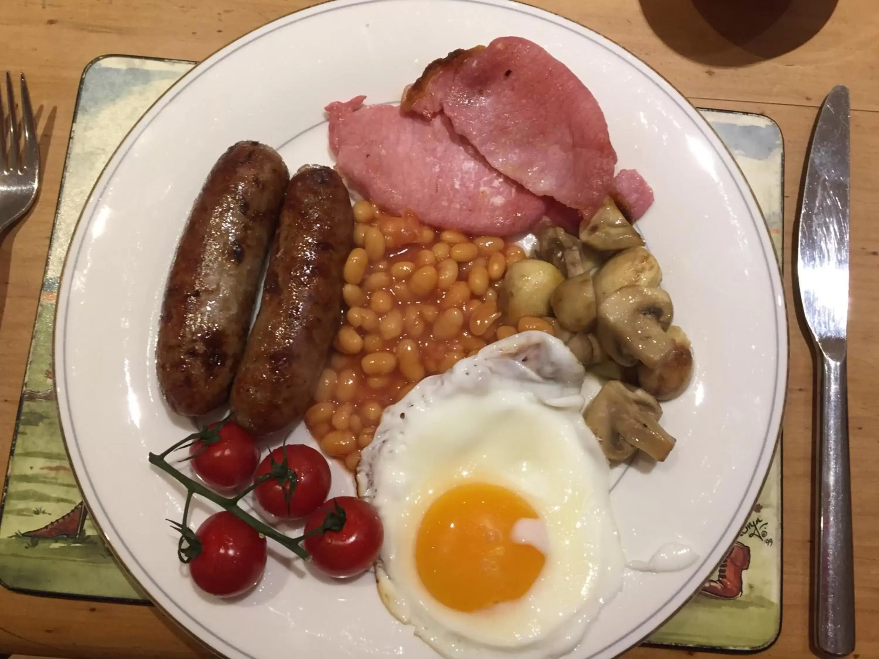 English/Irish breakfast, Food in Church Farm
