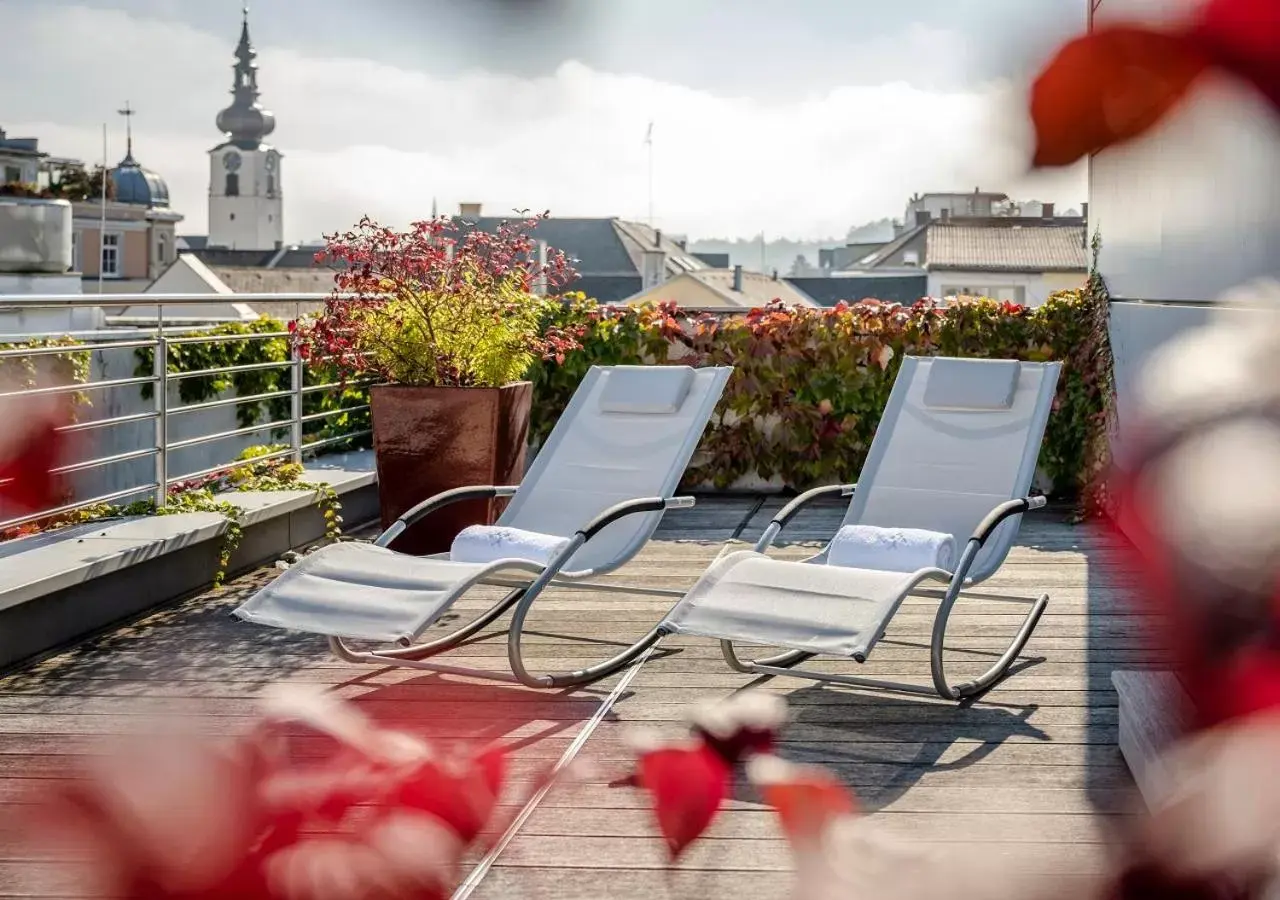 Balcony/Terrace in Boutique Hotel Hauser