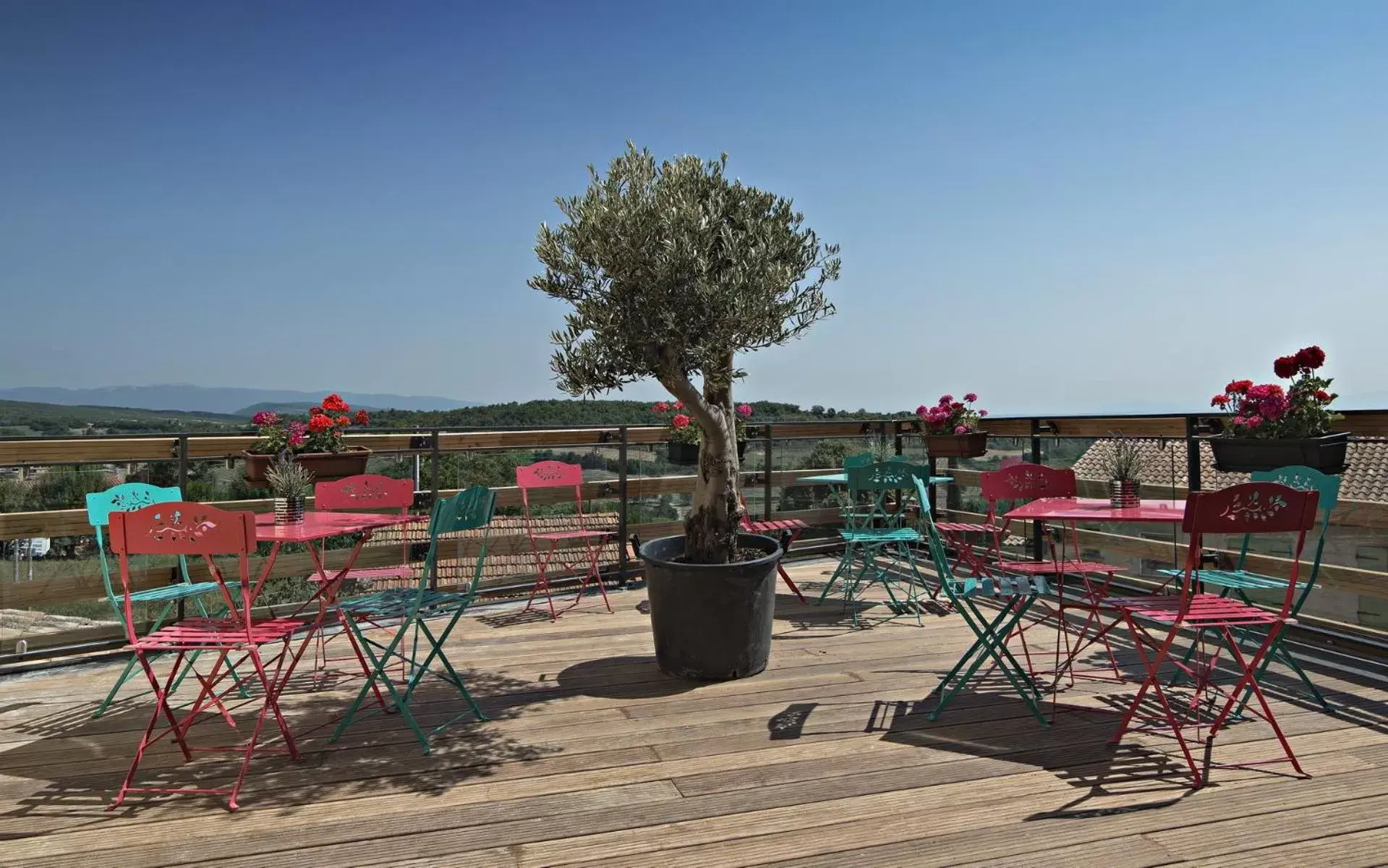 Balcony/Terrace in Hotel Galilee