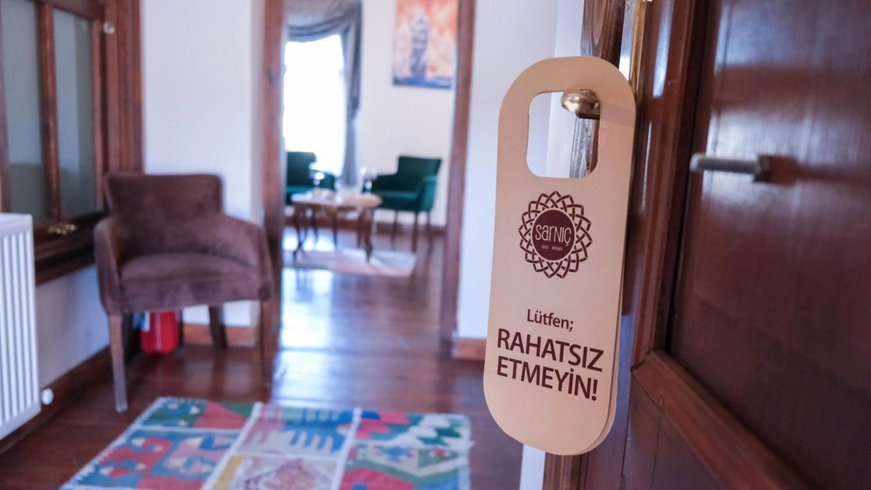 Decorative detail in Sarnıç Butik Otel