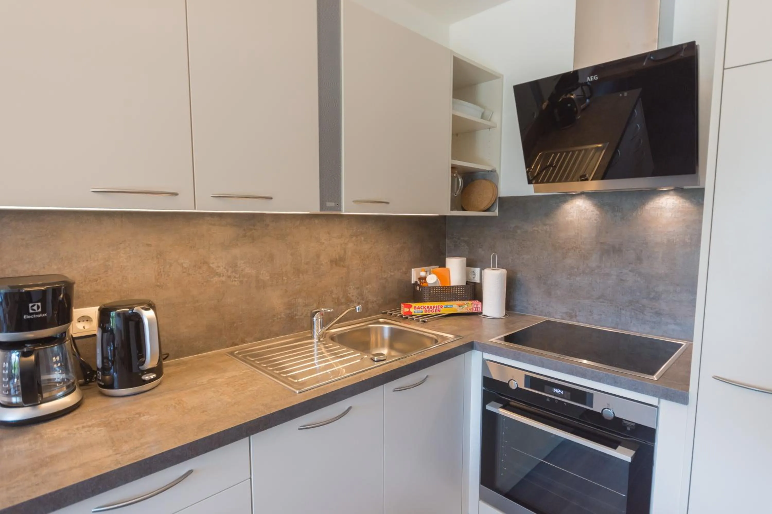 Kitchen or kitchenette, Kitchen/Kitchenette in Schönblick Residence - Absolut Alpine Apartments