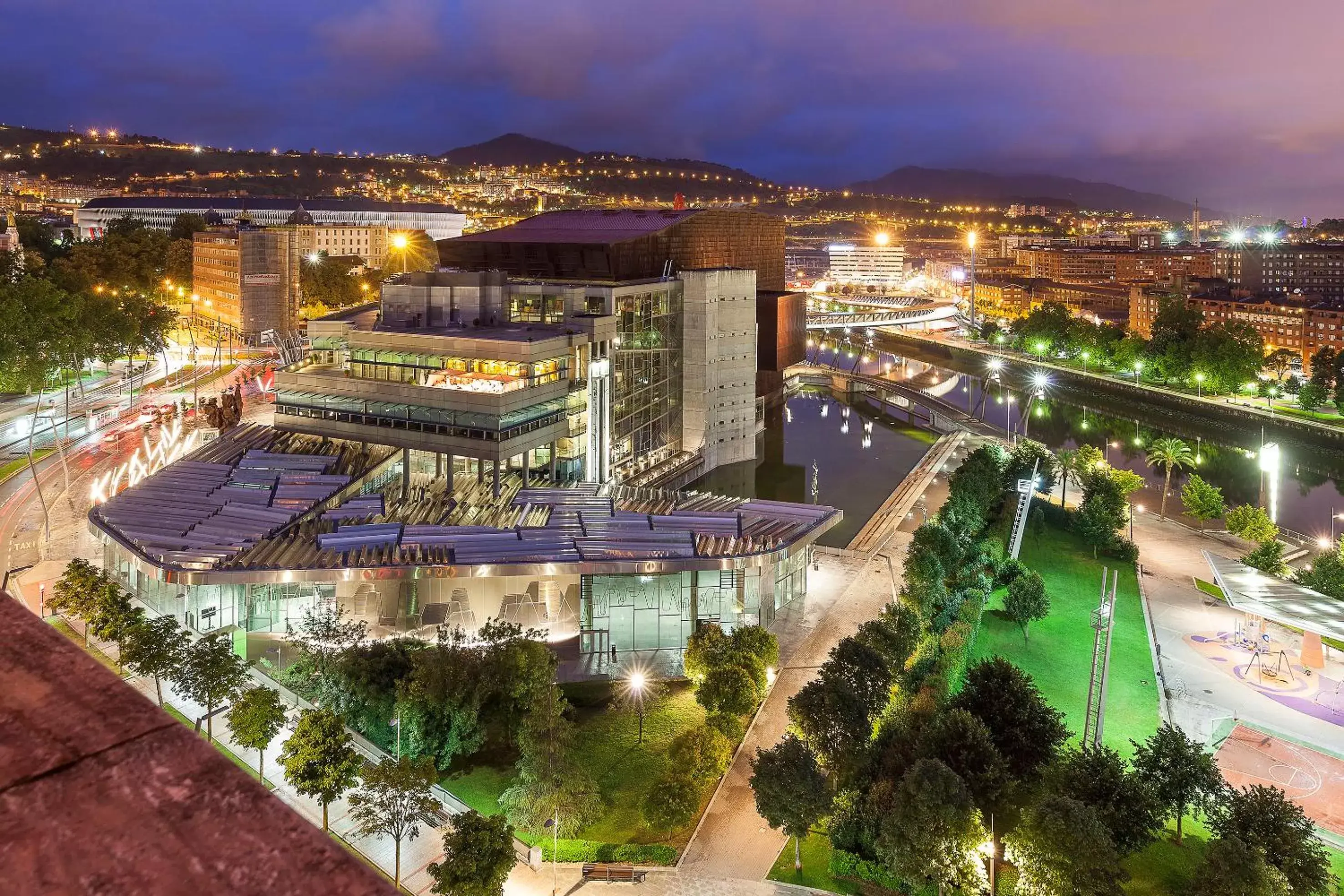 City view, Bird's-eye View in Hotel Melia Bilbao