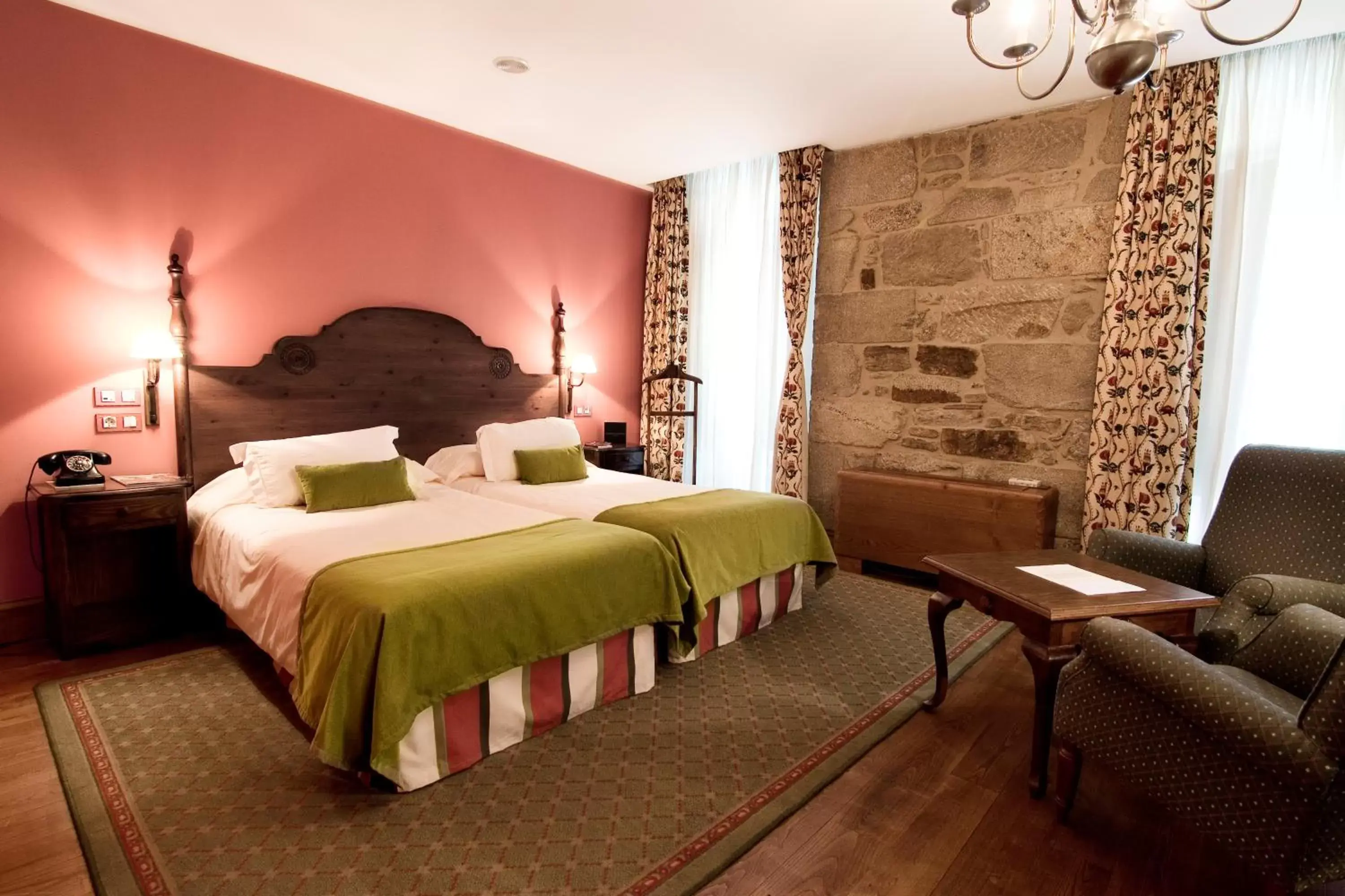 Photo of the whole room, Bed in Hotel Virxe da Cerca by Pousadas de Compostela