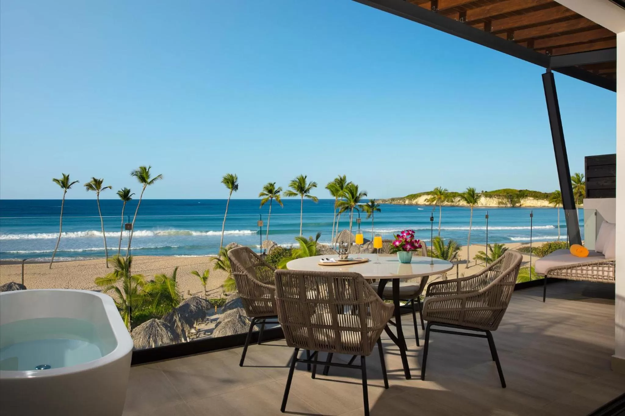 Balcony/Terrace in Dreams Macao Beach Punta Cana - All Inclusive