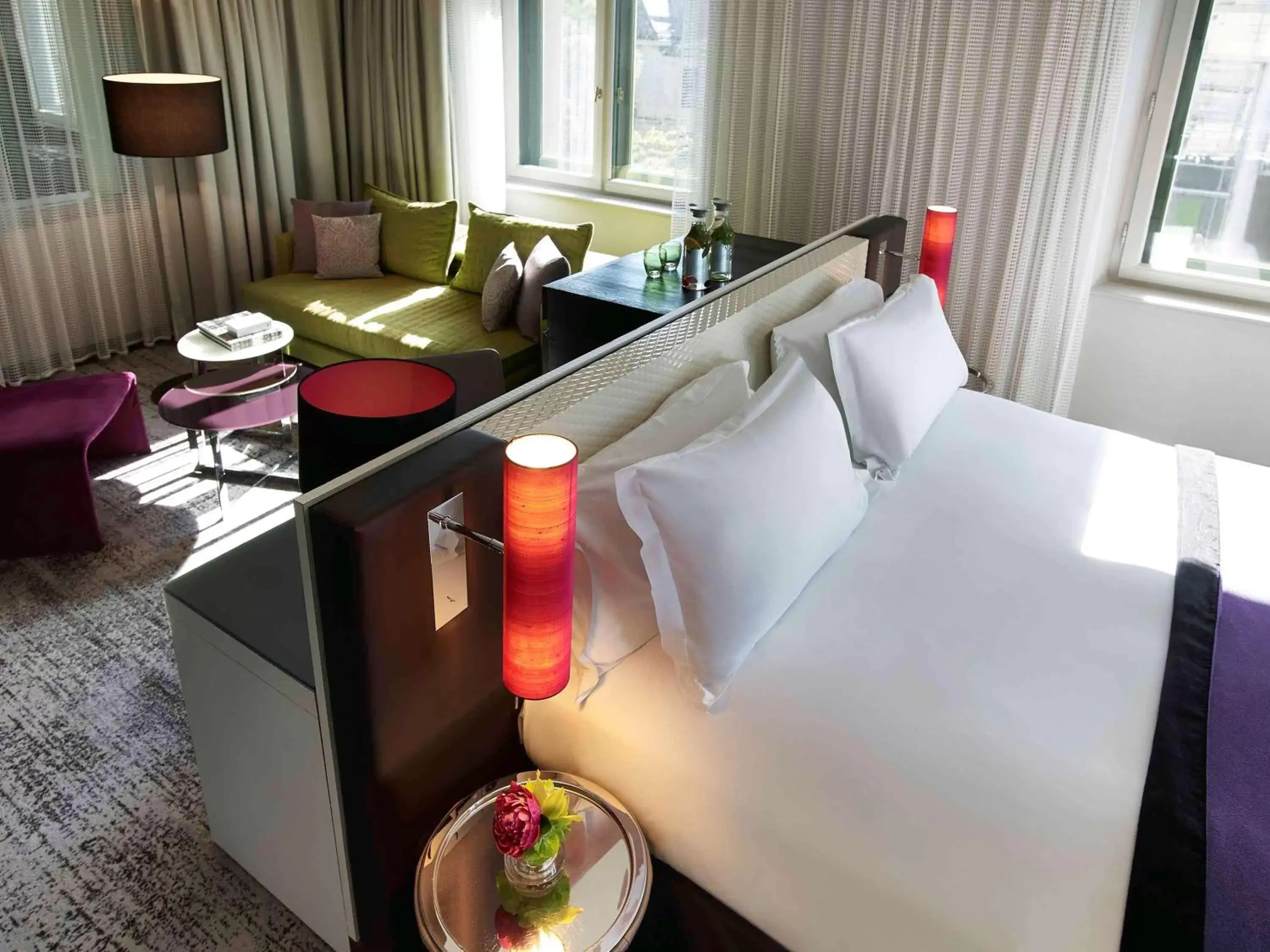 Photo of the whole room, Bed in Sofitel Munich Bayerpost