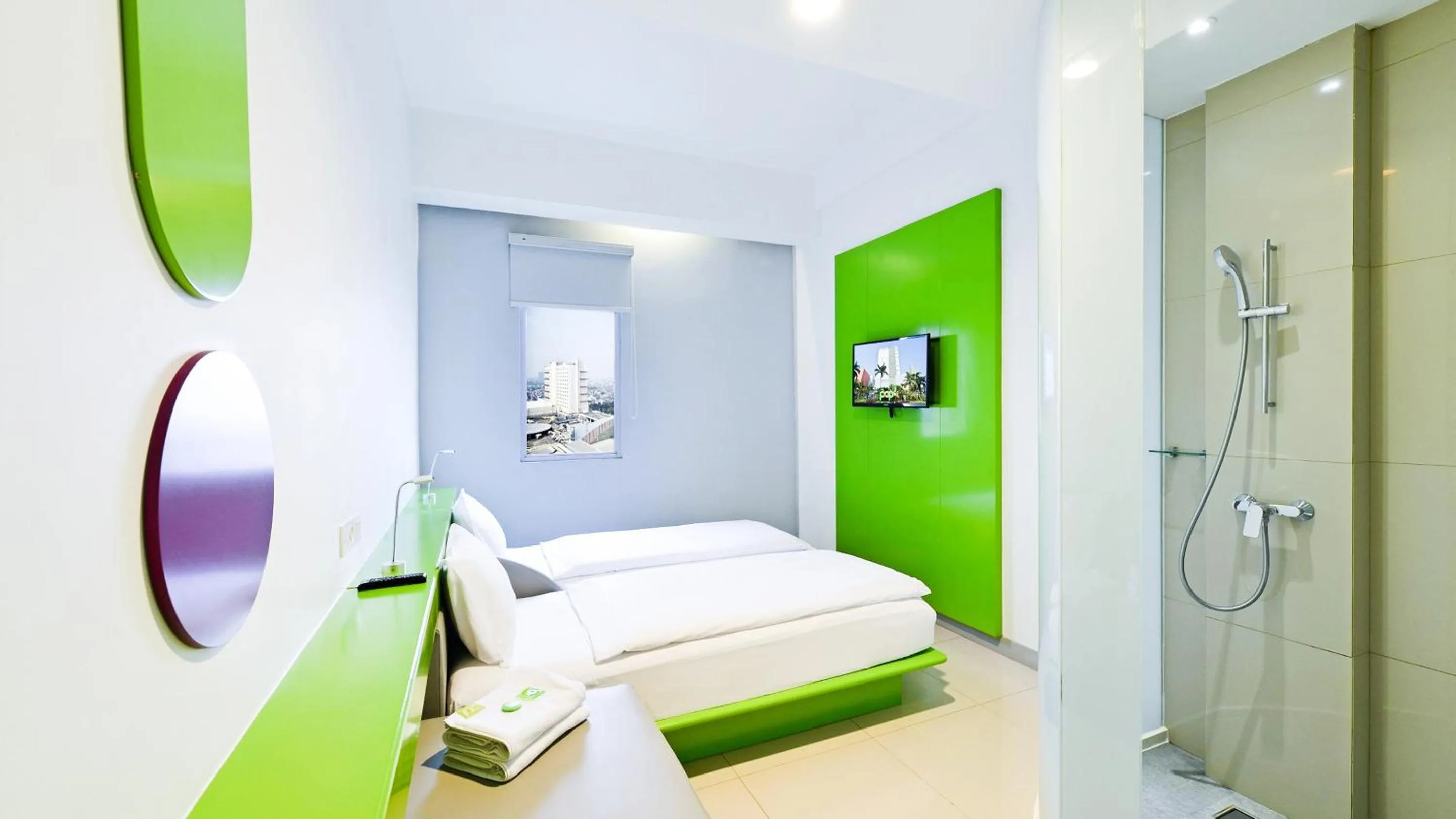 Bathroom in POP! Hotel Kelapa Gading