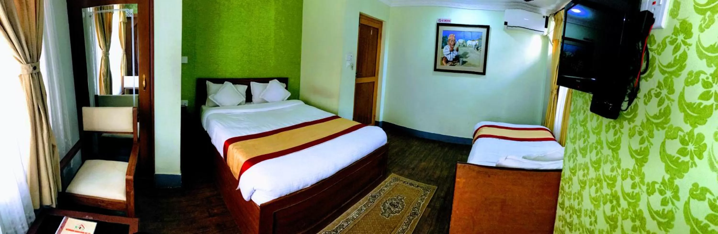 Bedroom, Bed in Kathmandu Garden Home