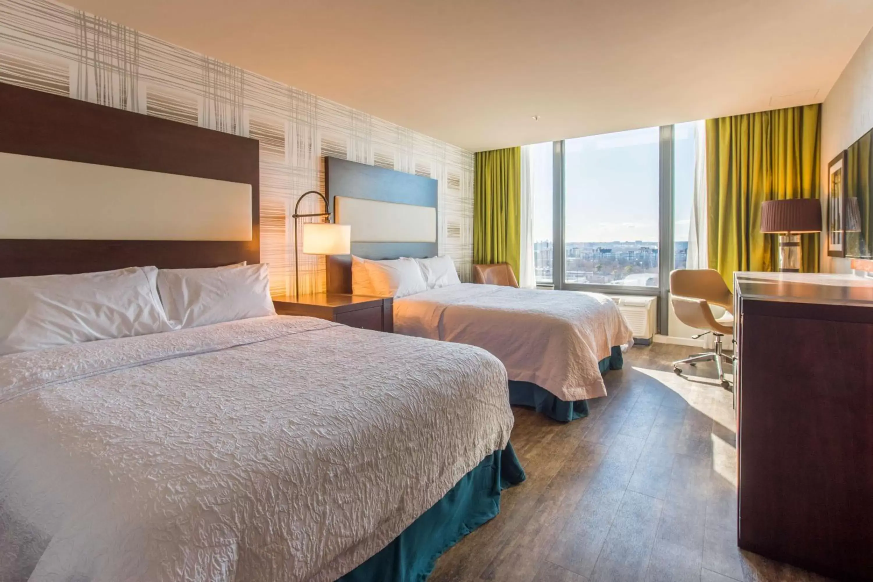 Queen Room with Two Queen Beds - Non-Smoking in Hampton Inn & Suites Washington, D.C. - Navy Yard Queen Room with Two Queen Beds - Non-Smoking in Hampton Inn & Suites Washington, D.C. - Navy Yard