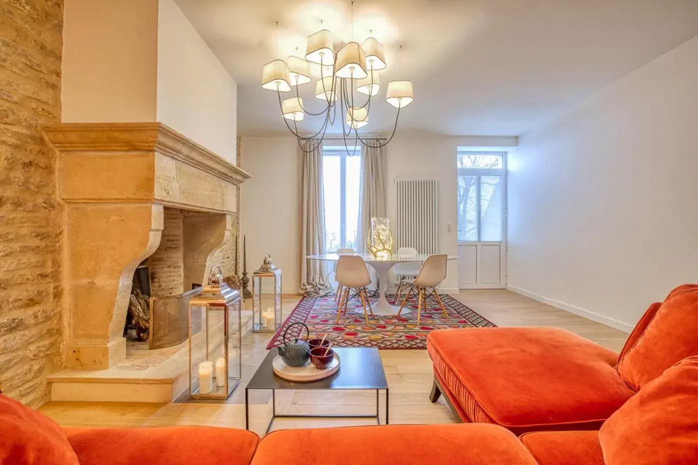 Living room in VILLA FIGUE BLANCHE