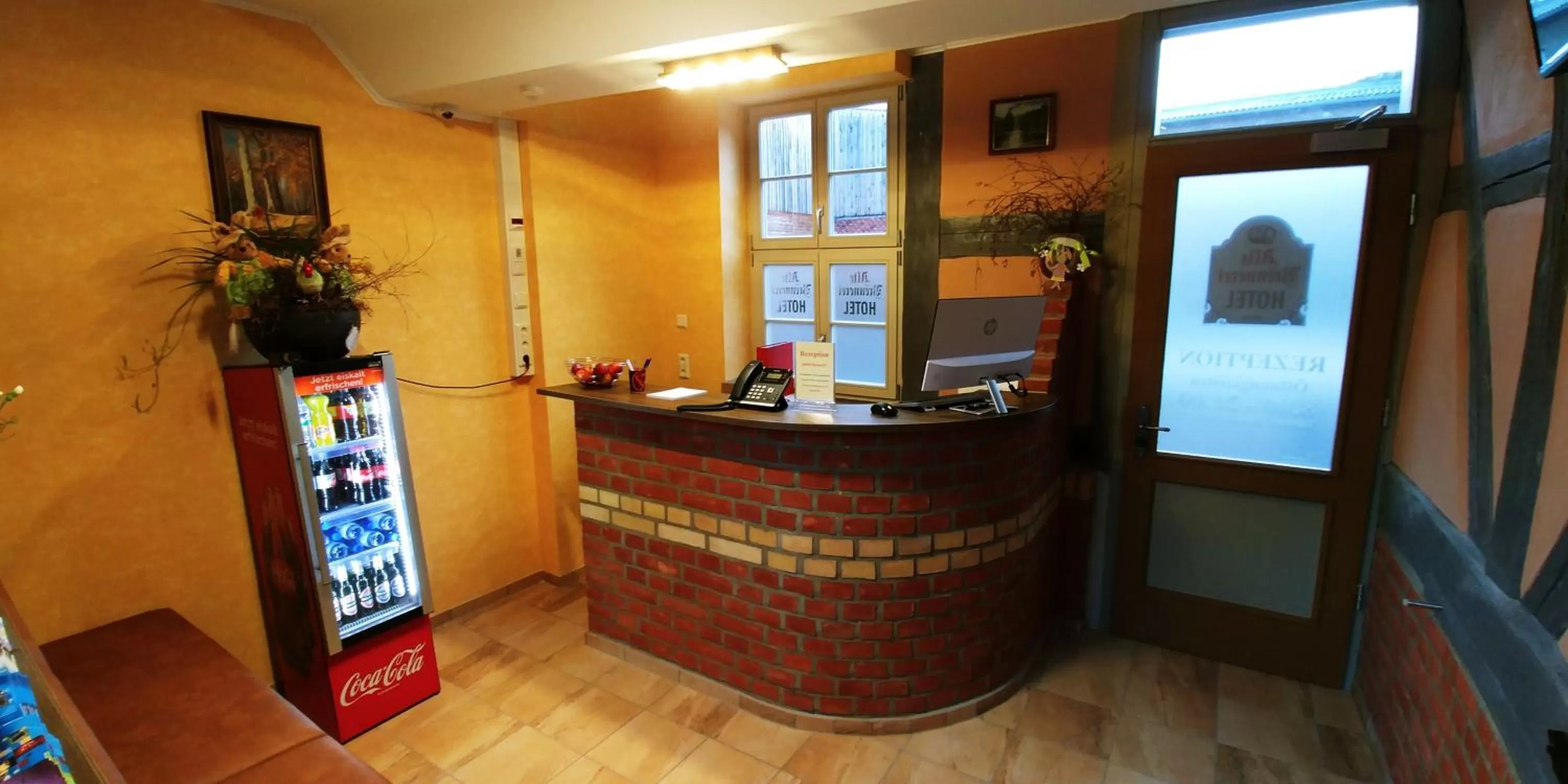 Lobby or reception in Hotel Alte Brennerei