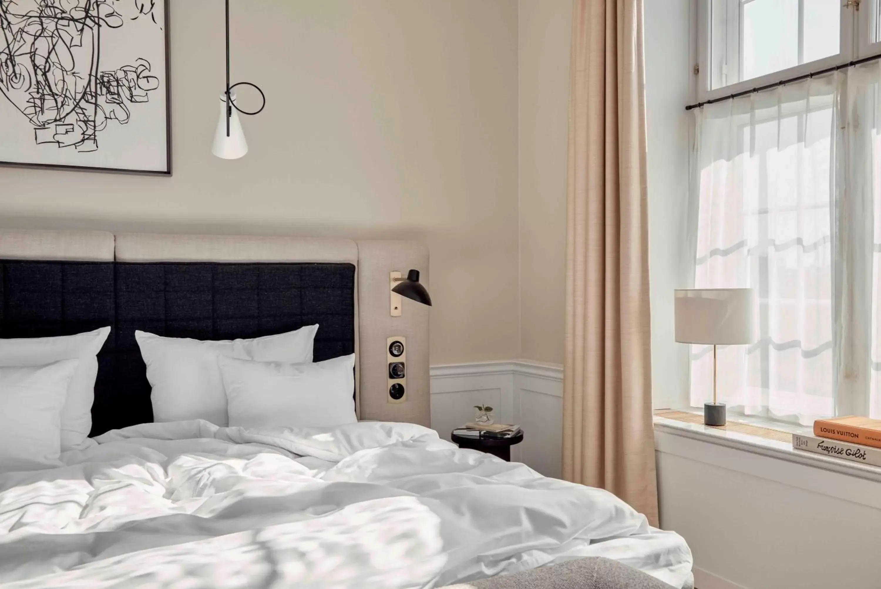 Bedroom, Bed in Villa Copenhagen