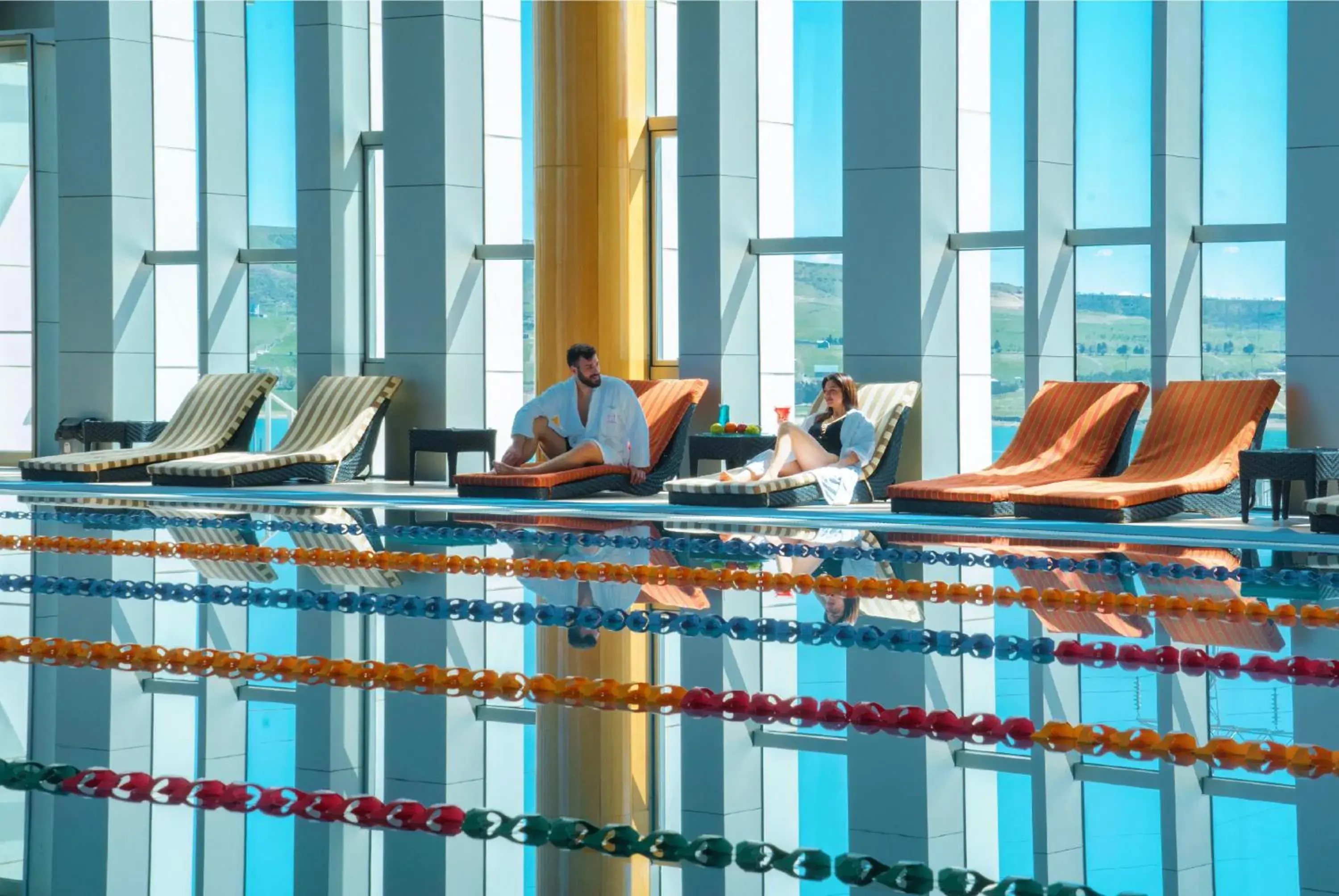 Swimming pool in Hotels & Preference Hualing Tbilisi