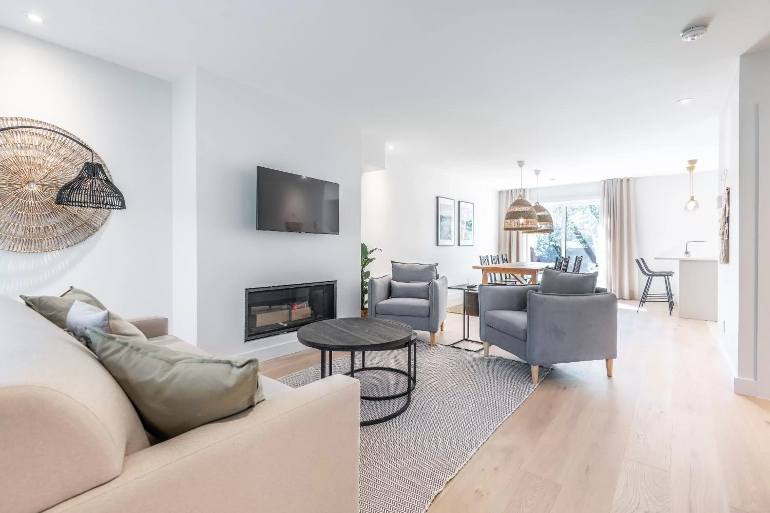 Living room, Seating Area in Condos Kamik Tremblant