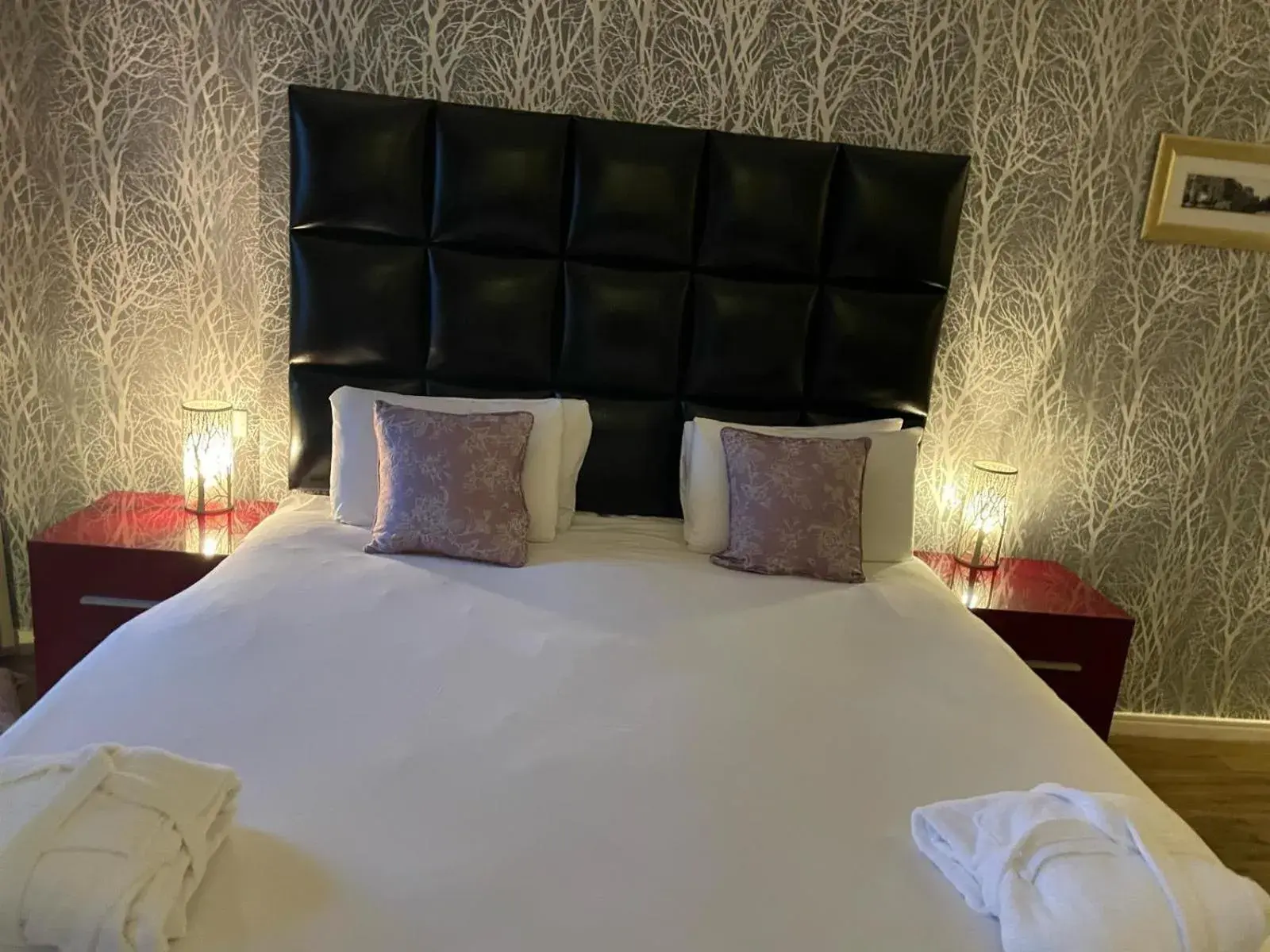 Bed in The Royal Hotel Cardiff