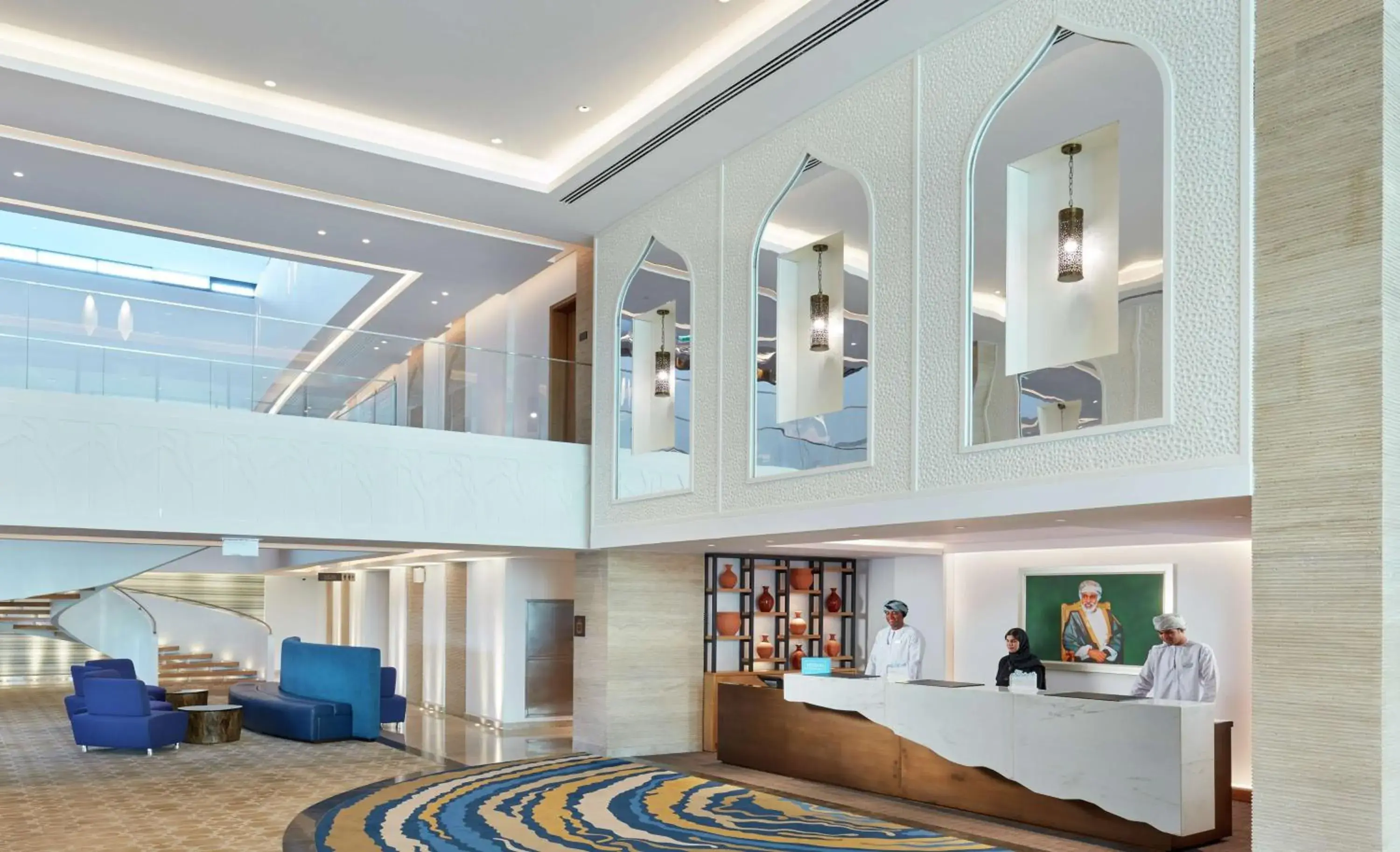 Lobby or reception, Lobby/Reception in Hilton Garden Inn Muscat Al Khuwair
