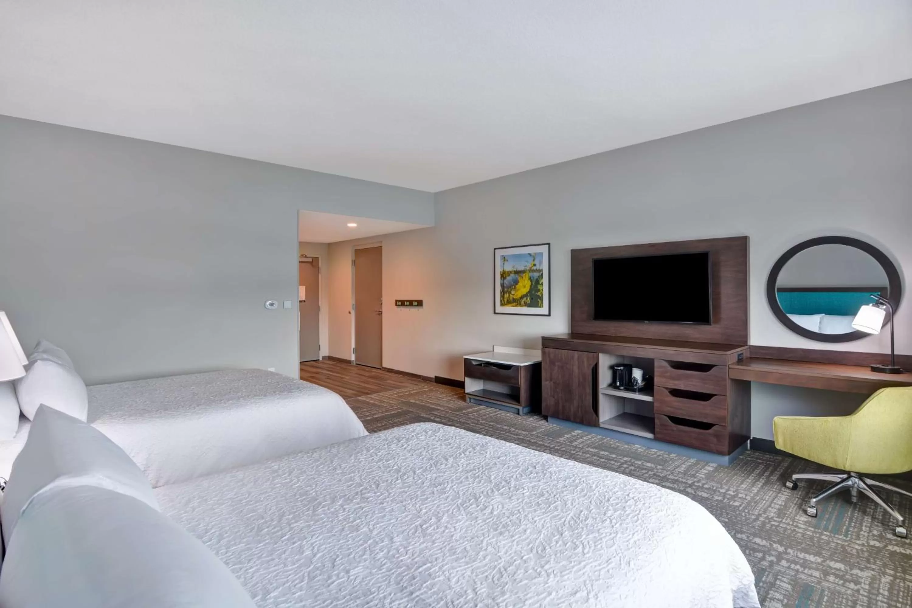 Bed in Hampton Inn & Suites Tampa Riverview Brandon