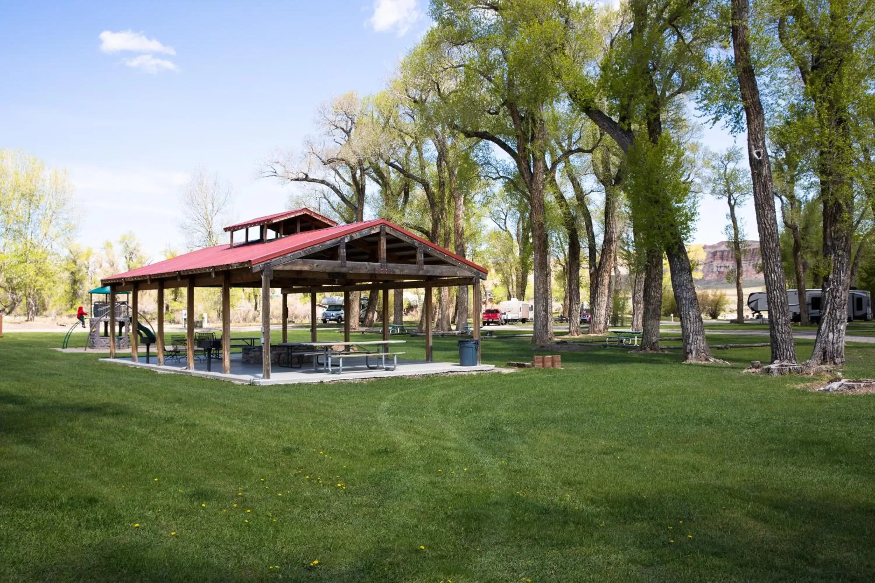 BBQ facilities, Property Building in The Longhorn Ranch Lodge & RV Resort