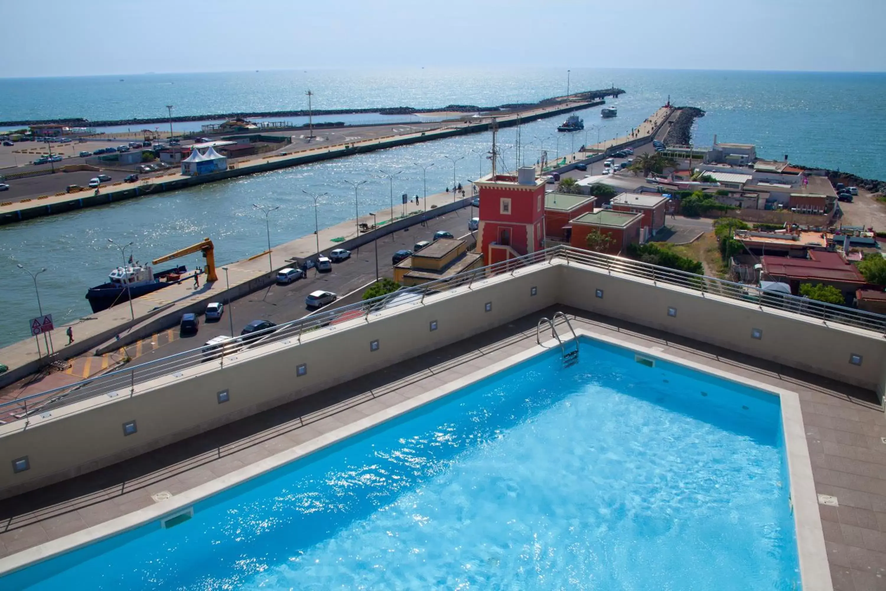 View (from property/room), Pool View in Hotel Tiber