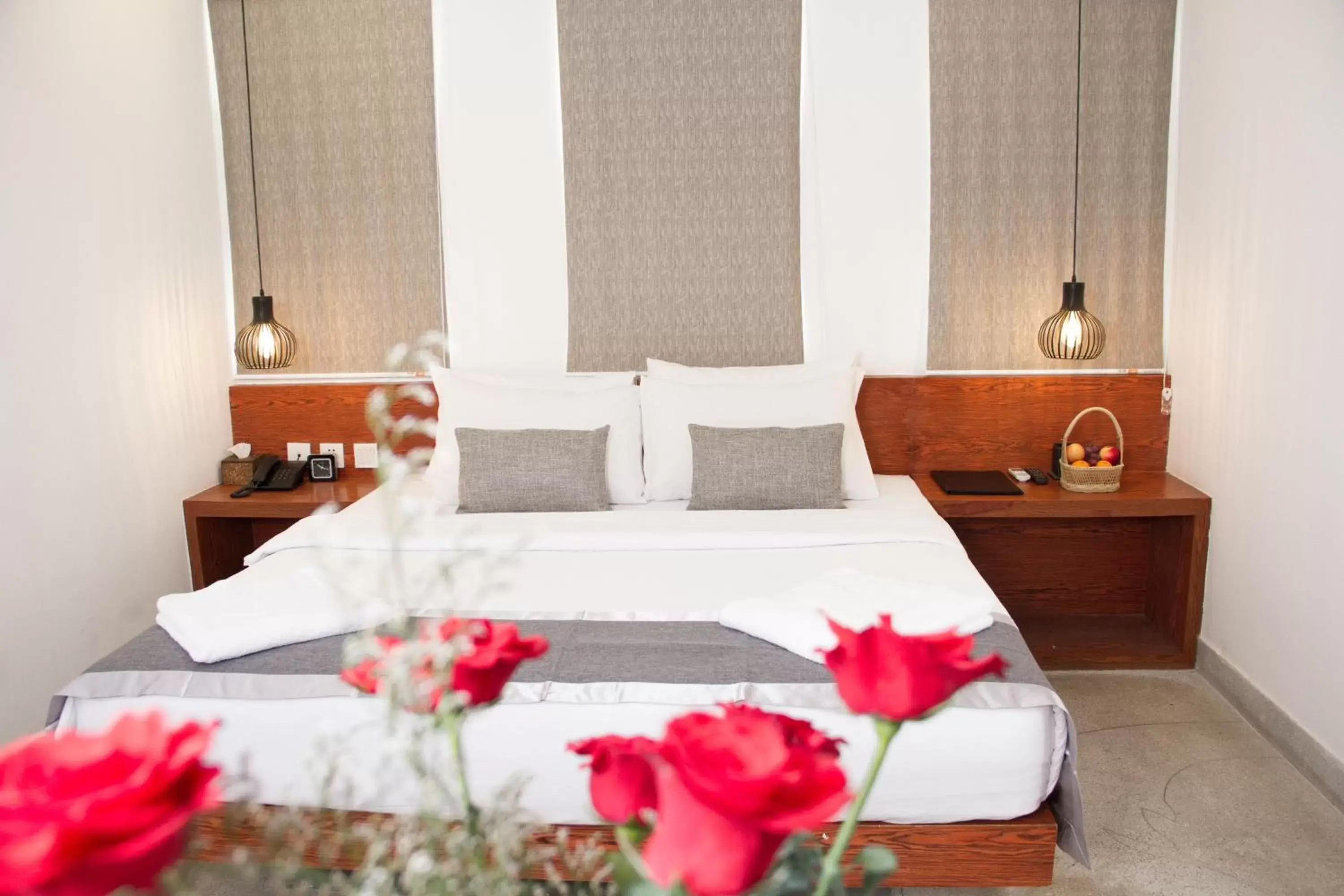 Bed in Bopha Bassac Boutique Hotel