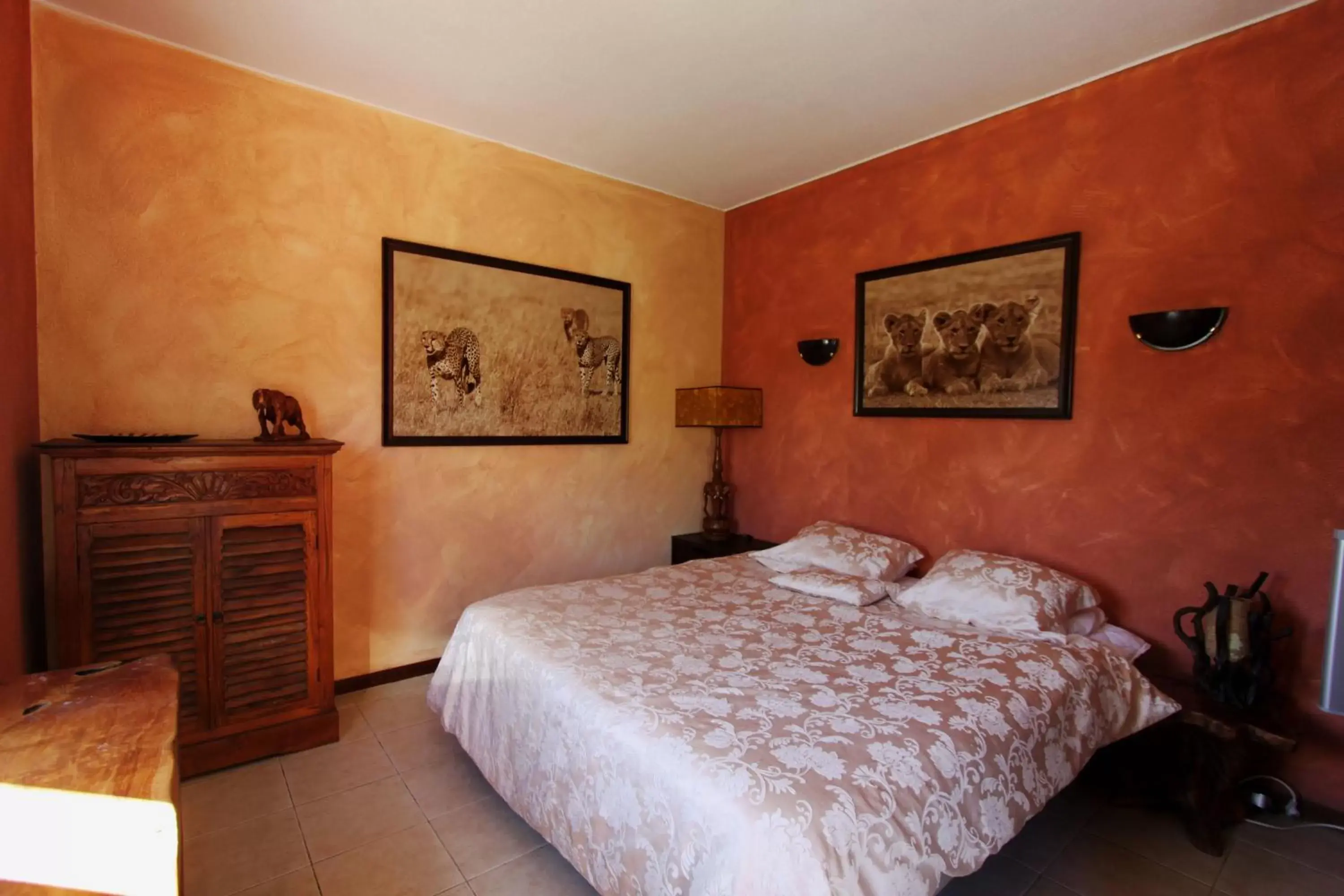 Bed in Villa Paraiso - Naturism Optional Adults Only