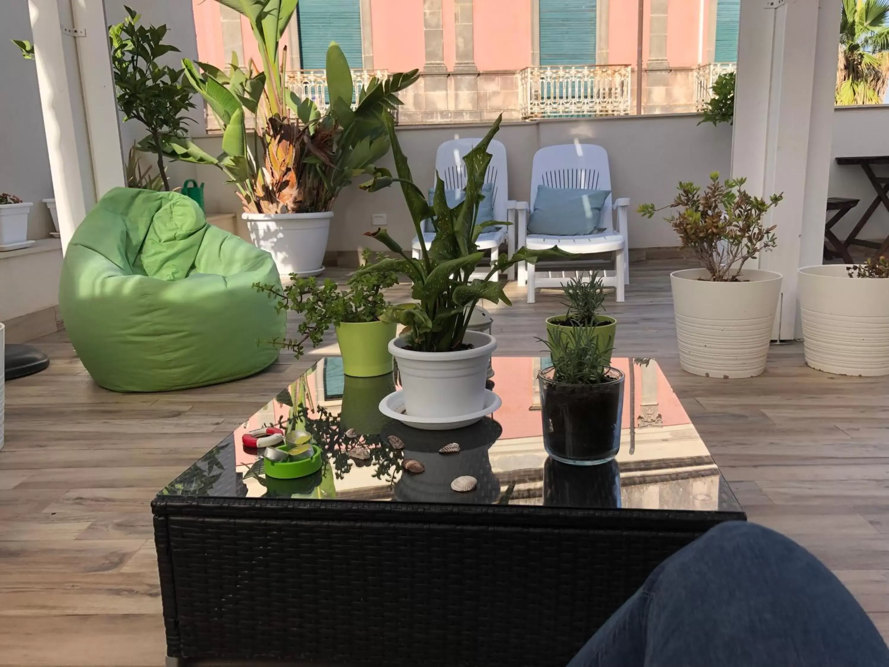 Balcony/Terrace in B&B Marina di Ortigia