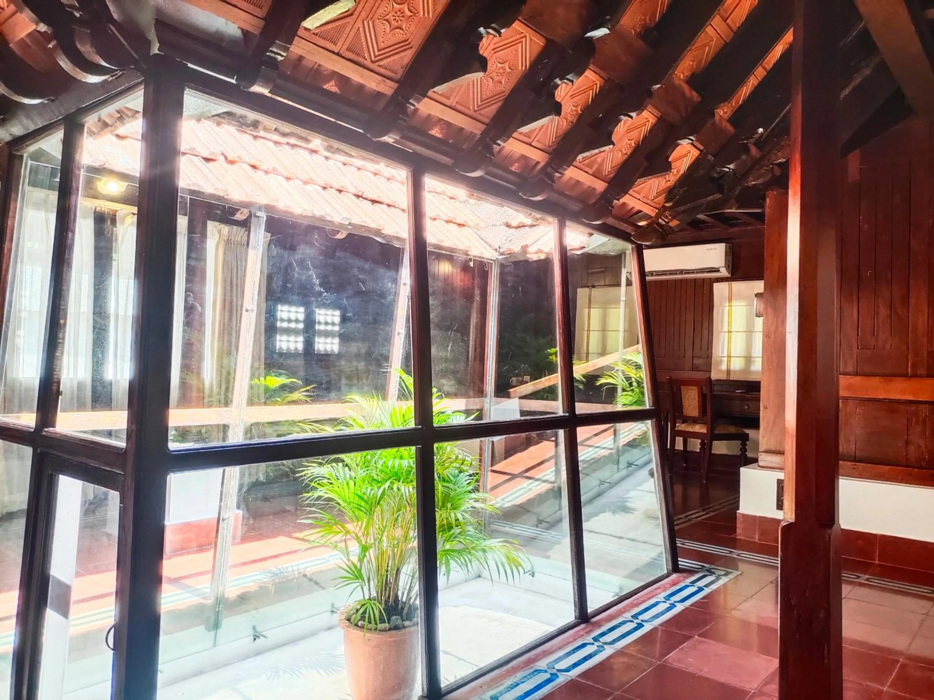 Living room in The Travancore Heritage Beach Resort