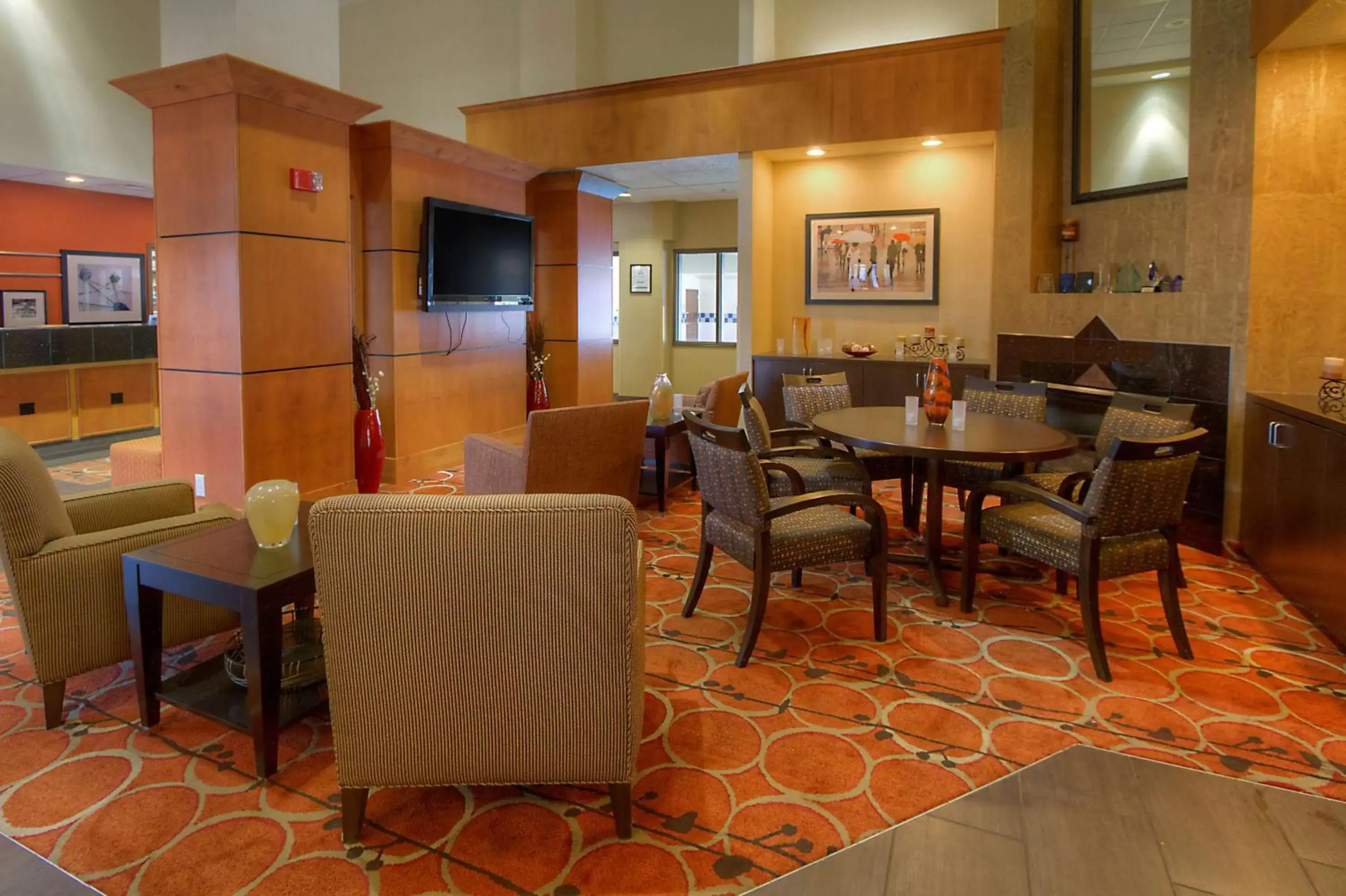 Lobby or reception, Restaurant/Places to Eat in Hampton Inn Salt Lake City-Layton