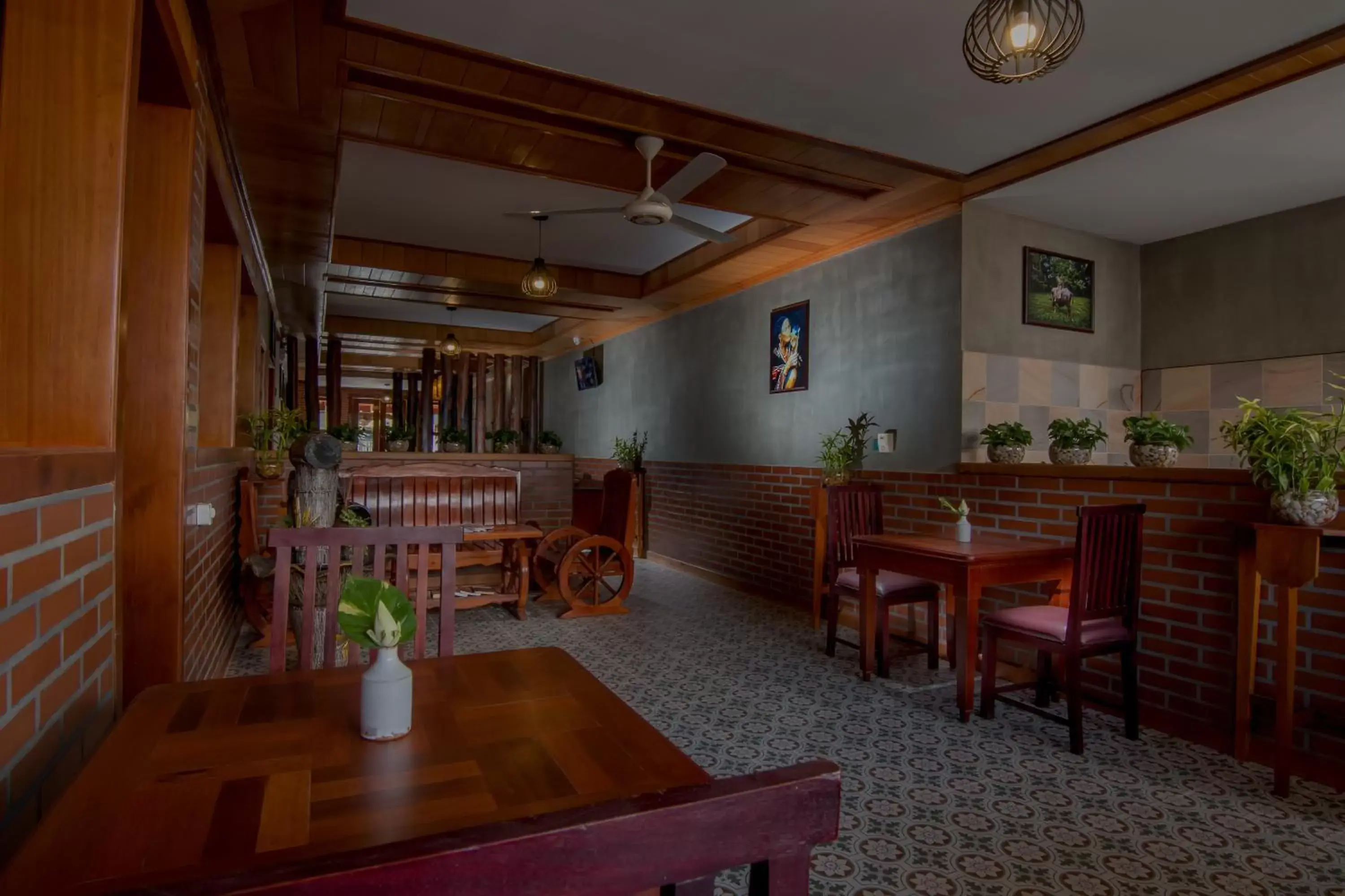 Lobby or reception, Restaurant/Places to Eat in BB Angkor Residence