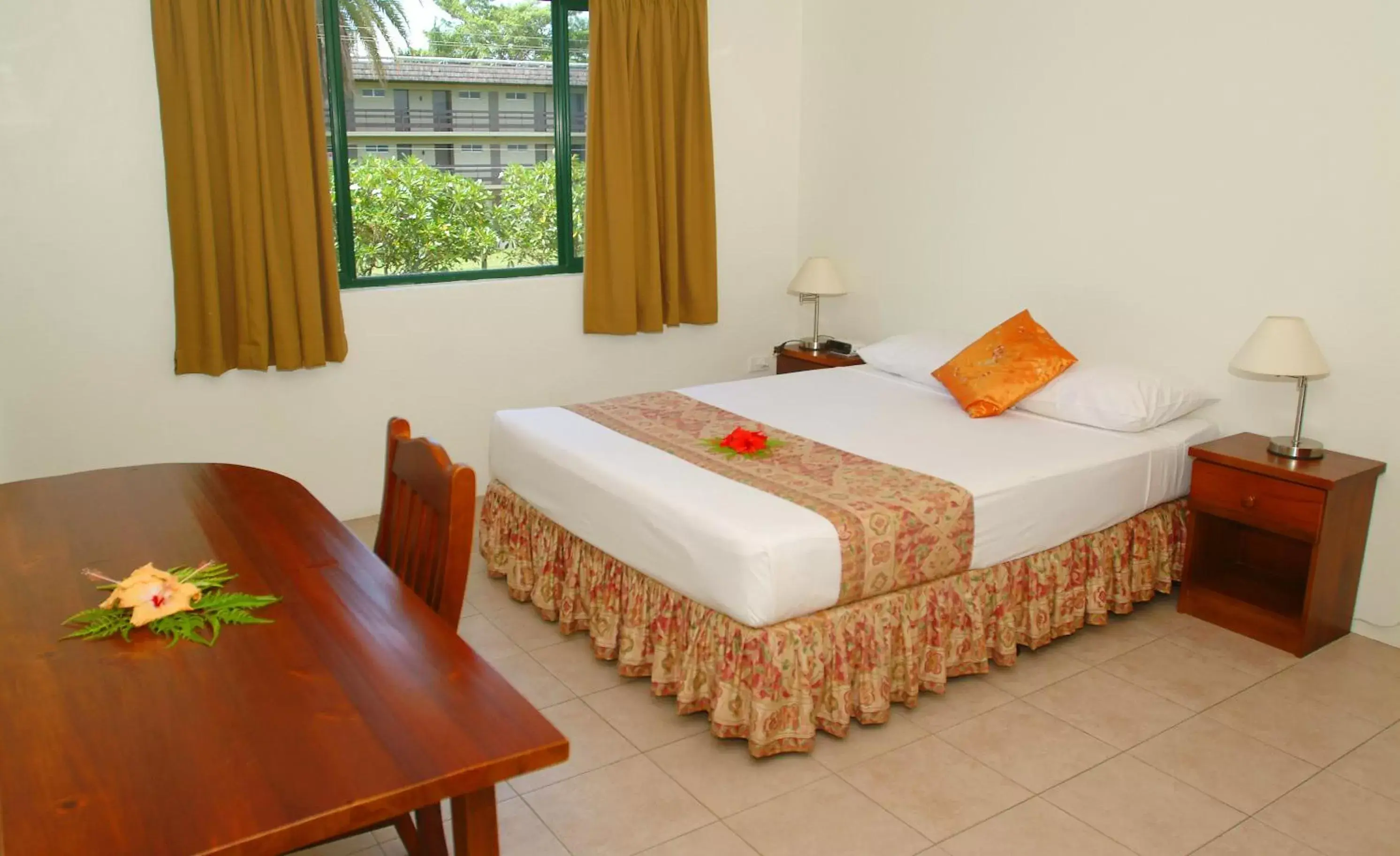 Bed in Hexagon International Hotel, Villas & Spa