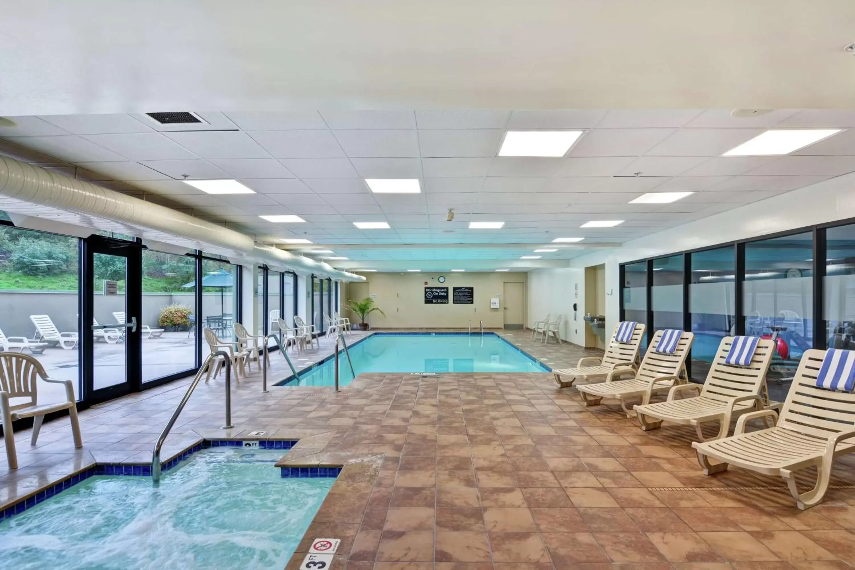 Pool view, Swimming Pool in Hampton Inn & Suites Wilkes-Barre