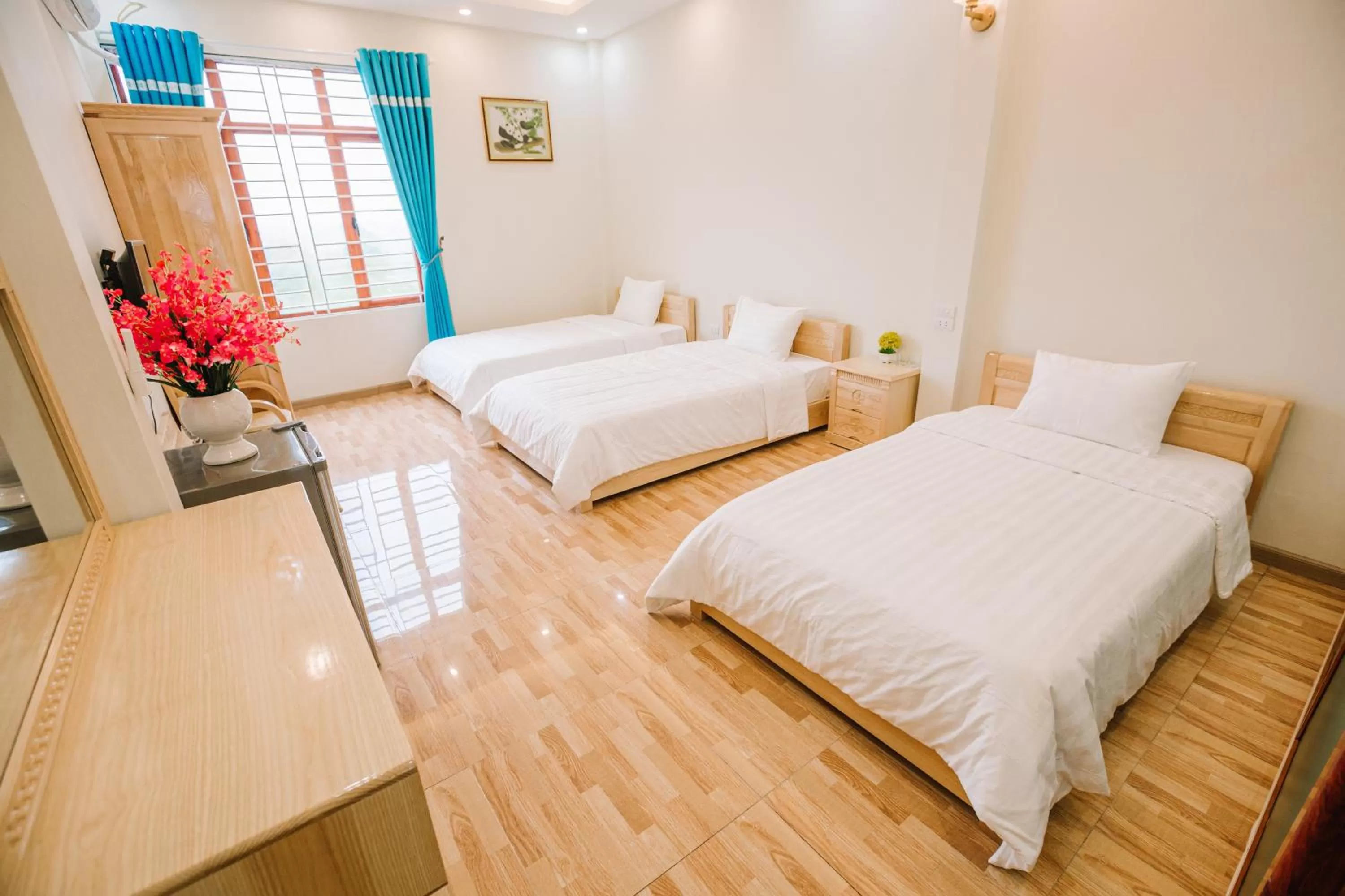 Bed in La Teisu Airport Hotel