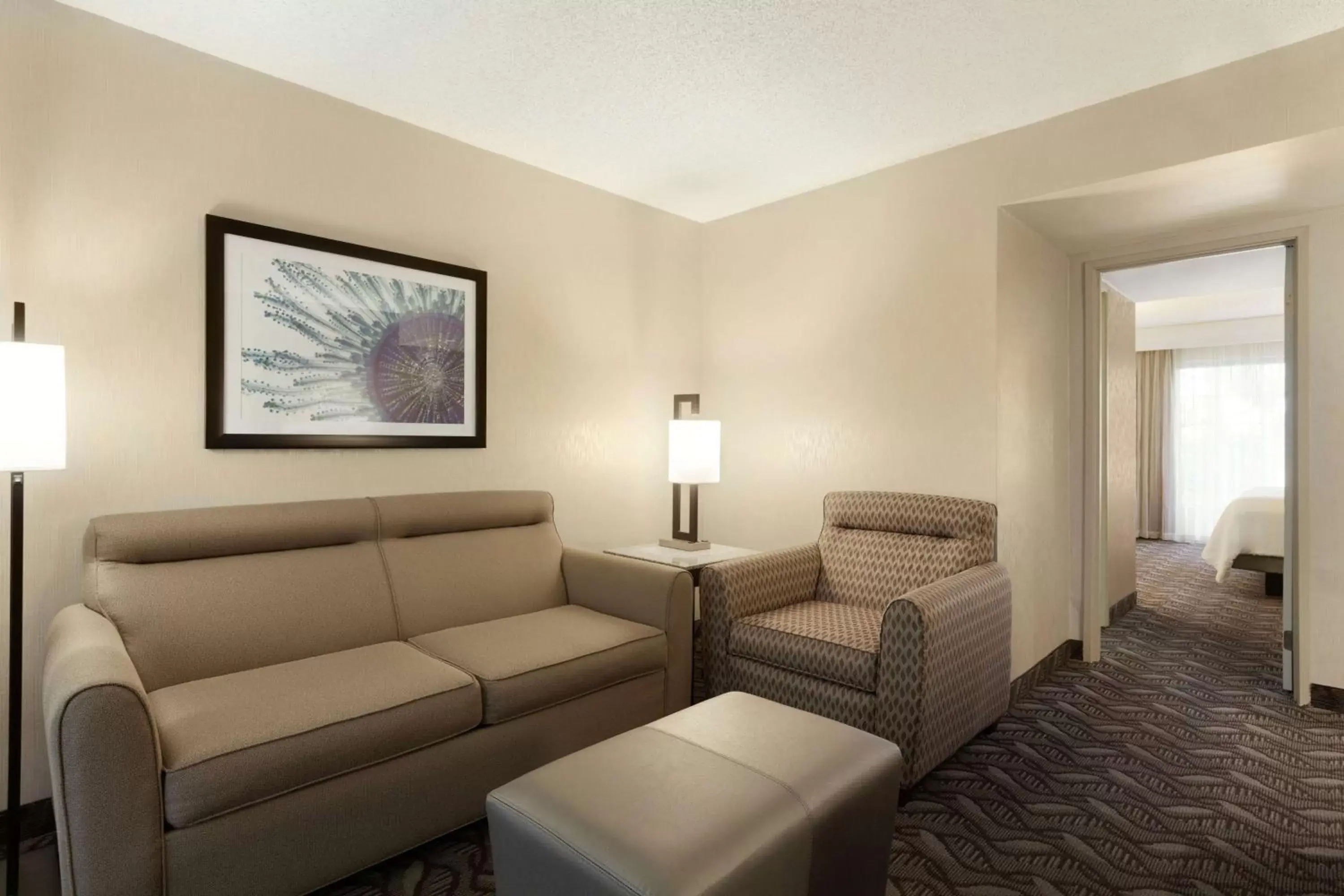 Living room, Seating Area in Embassy Suites by Hilton Arcadia-Pasadena Area