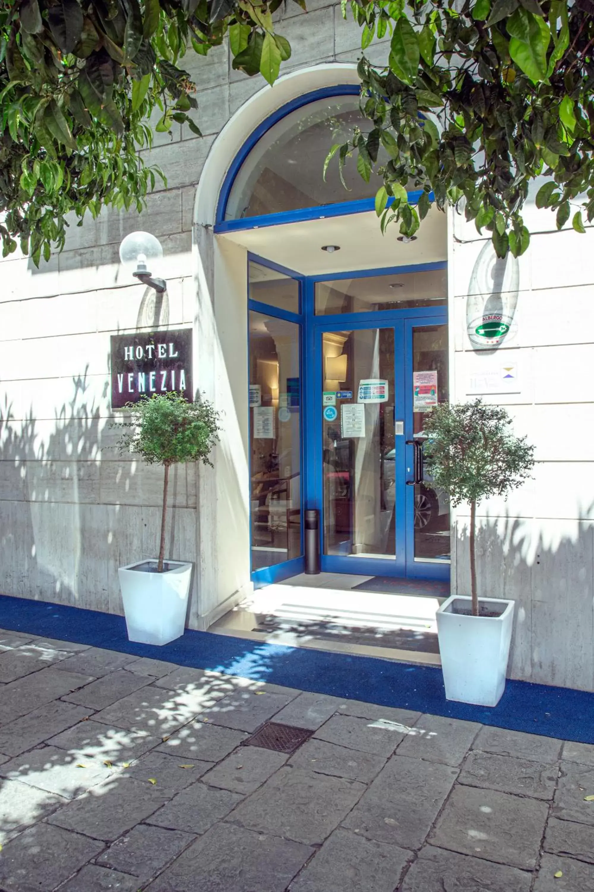 Facade/entrance in Hotel Venezia