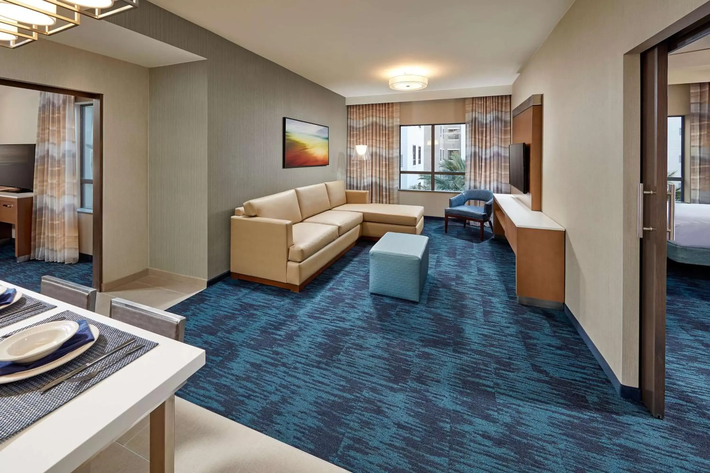 Living room, Seating Area in Homewood Suites by Hilton San Diego Hotel Circle/SeaWorld Area