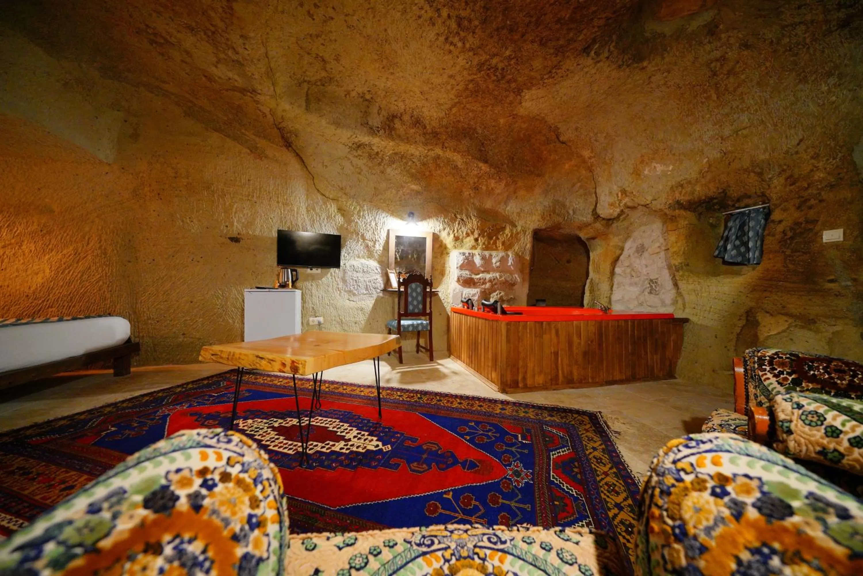 Bedroom, Bed in Cappadocia Nar Cave House & Swimming Pool