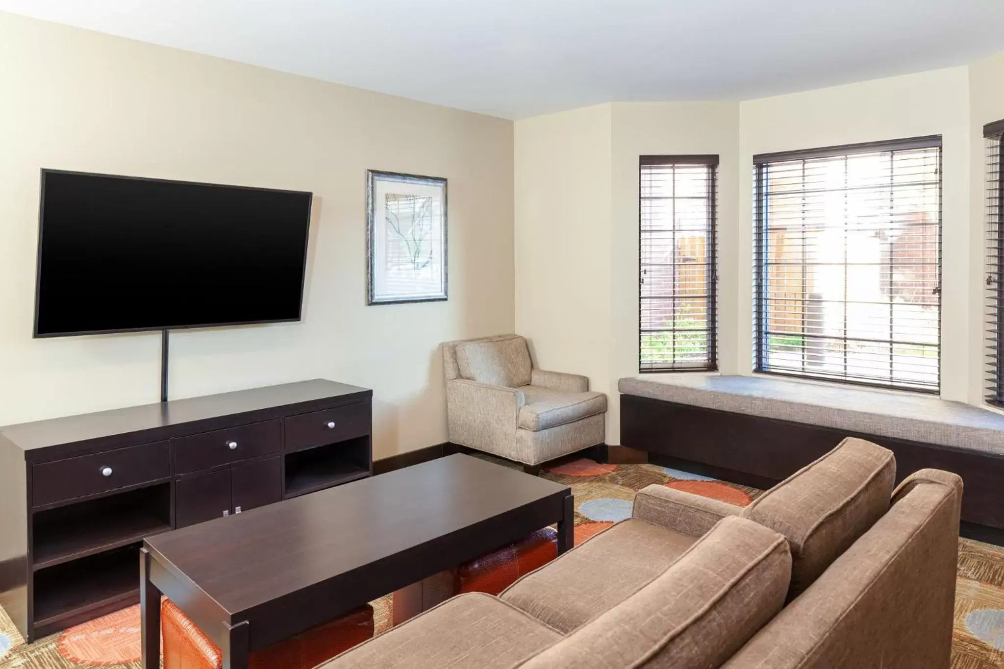 Property building, Seating Area in Staybridge Suites Denver - Central Park, an IHG Hotel