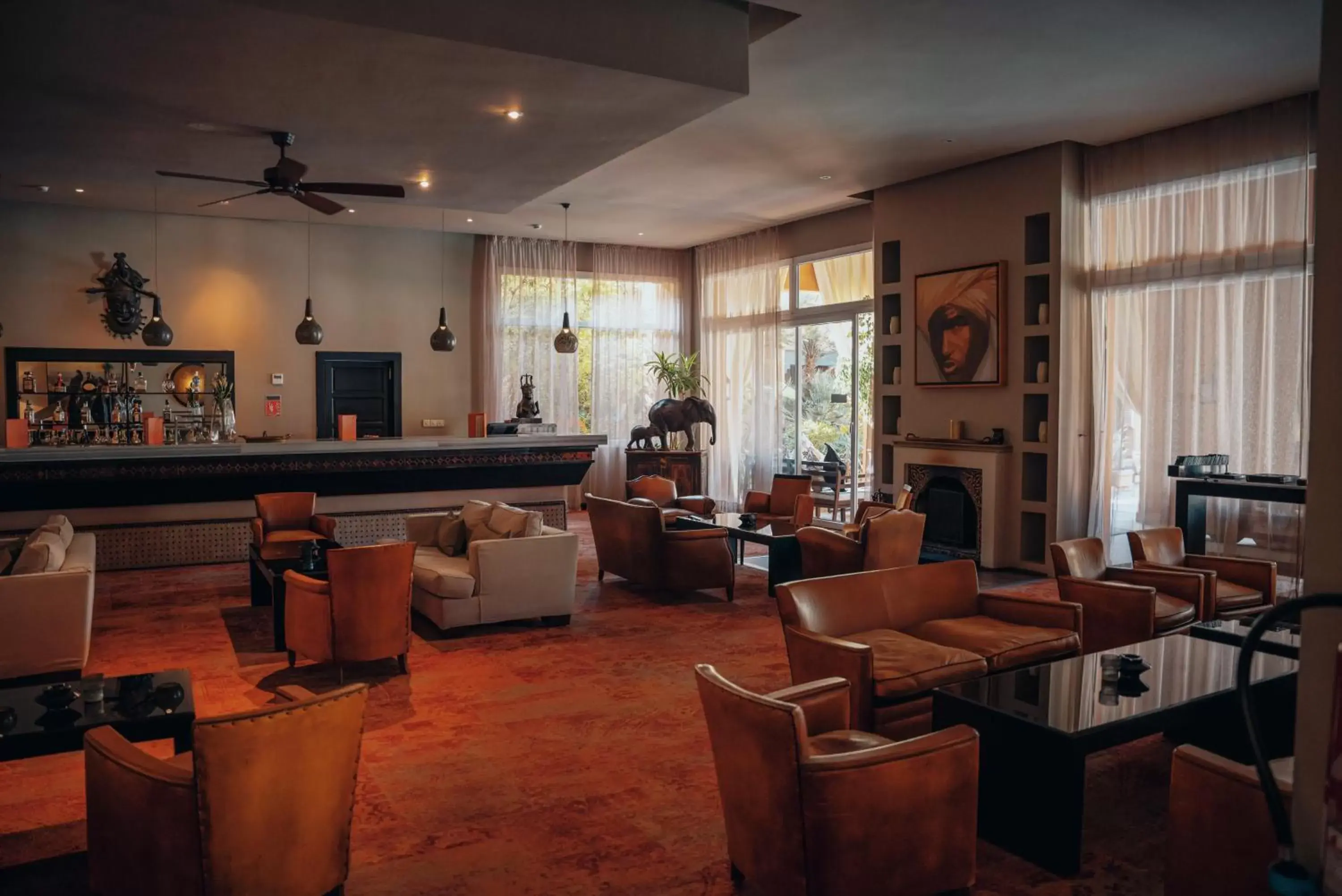 Lounge or bar, Lobby/Reception in Tikida Golf Palace