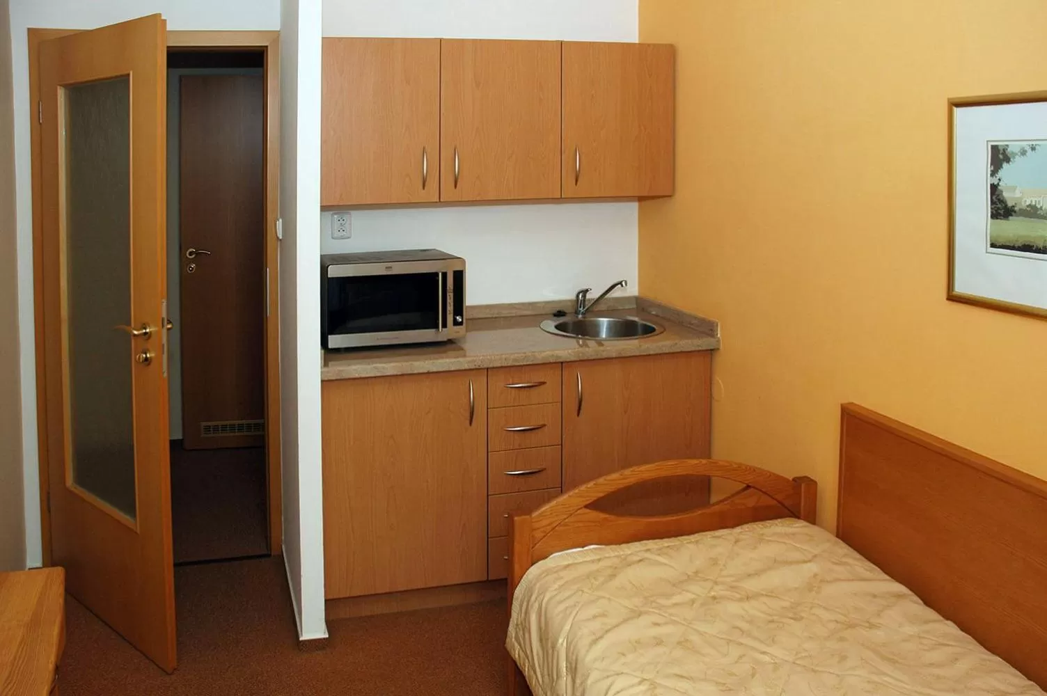 Bed in Hotel Restaurant Modrá Hvězda