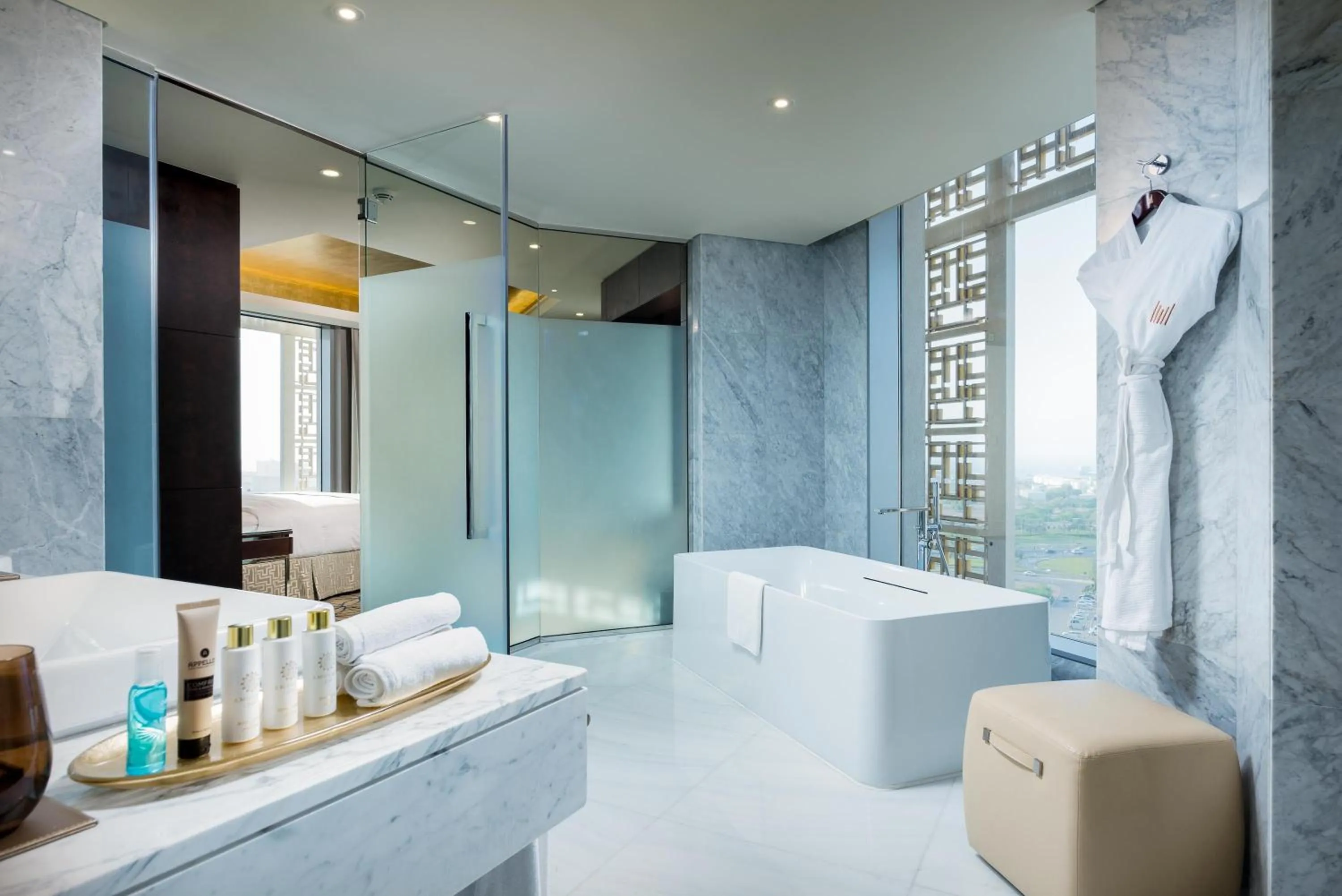 Bathroom in Grand Millennium Muscat