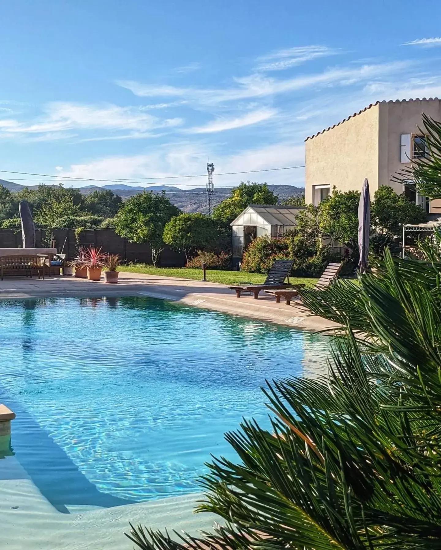 Natural landscape, Swimming Pool in MAS TRAMONTANE chambres d'hôtes avec parc arboré & piscine