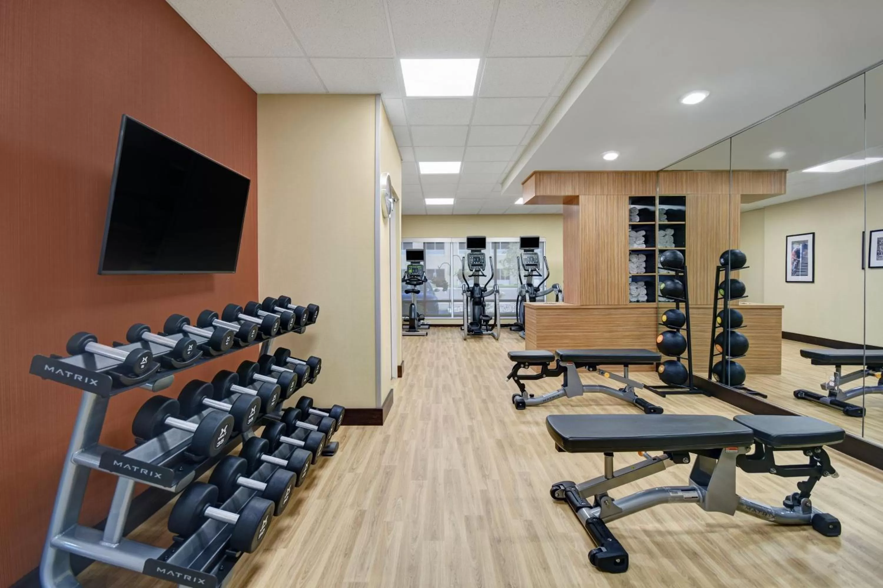 Fitness centre/facilities in TownePlace Suites by Marriott Grand Rapids Wyoming