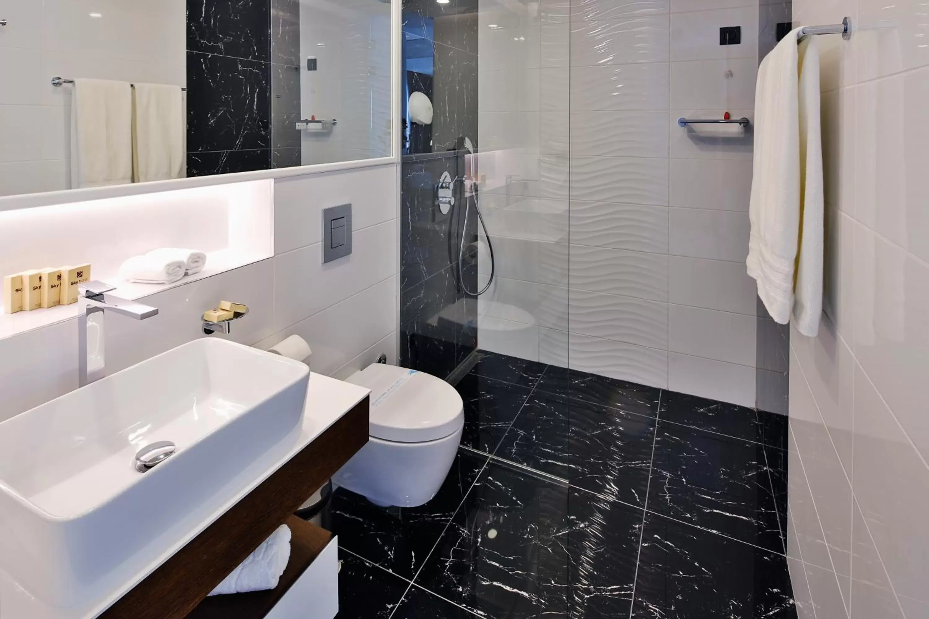 Shower, Bathroom in Sky Hotel