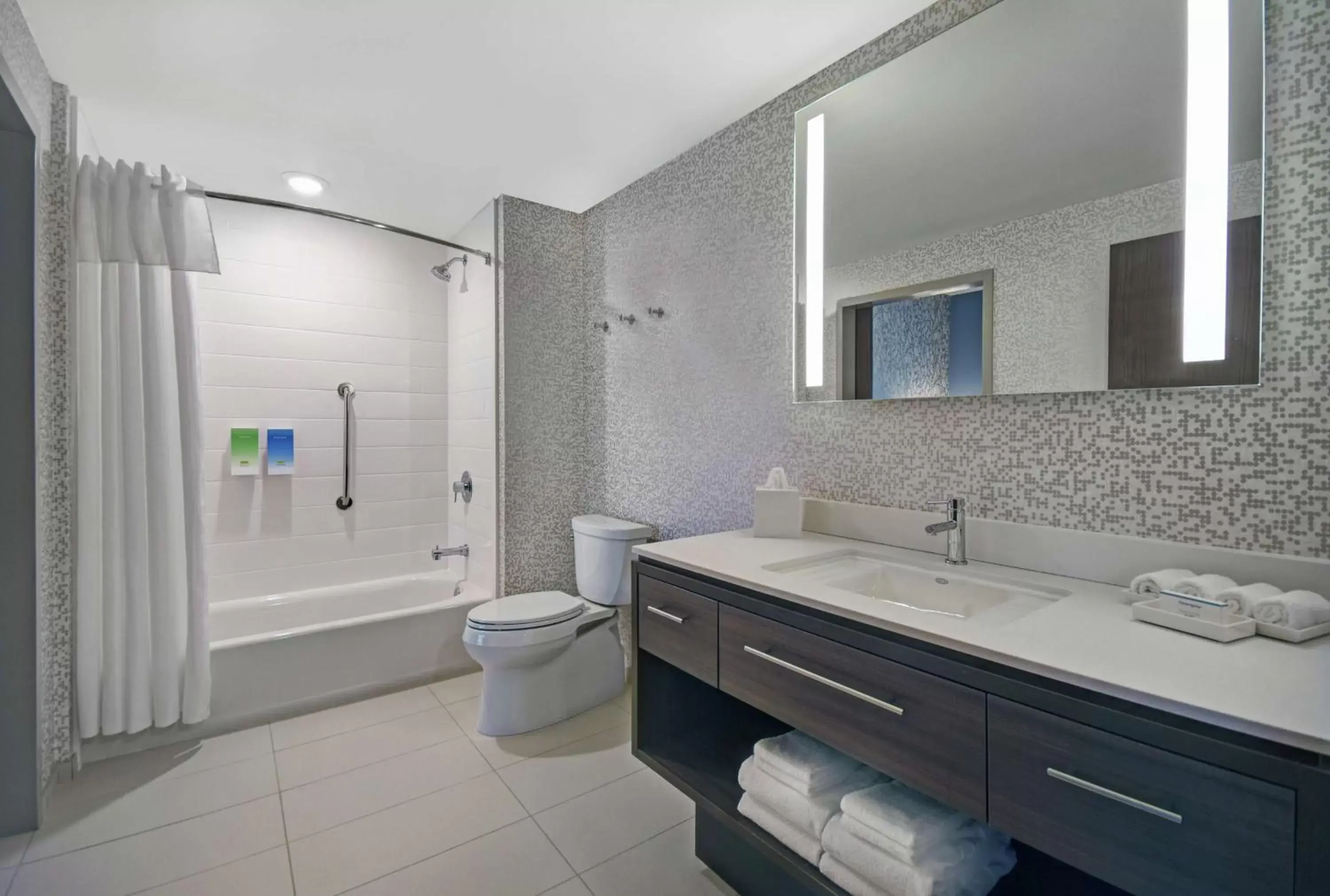 Bathroom in Home2 Suites By Hilton Lawrenceville Atlanta Sugarloaf, Ga