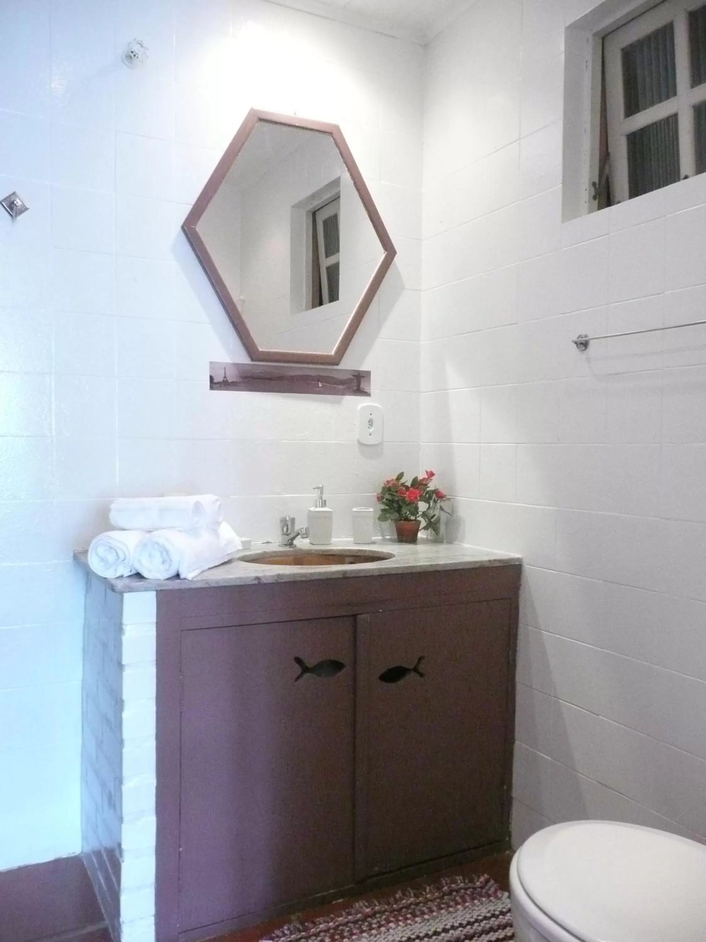 Bathroom in Pousada L'escale