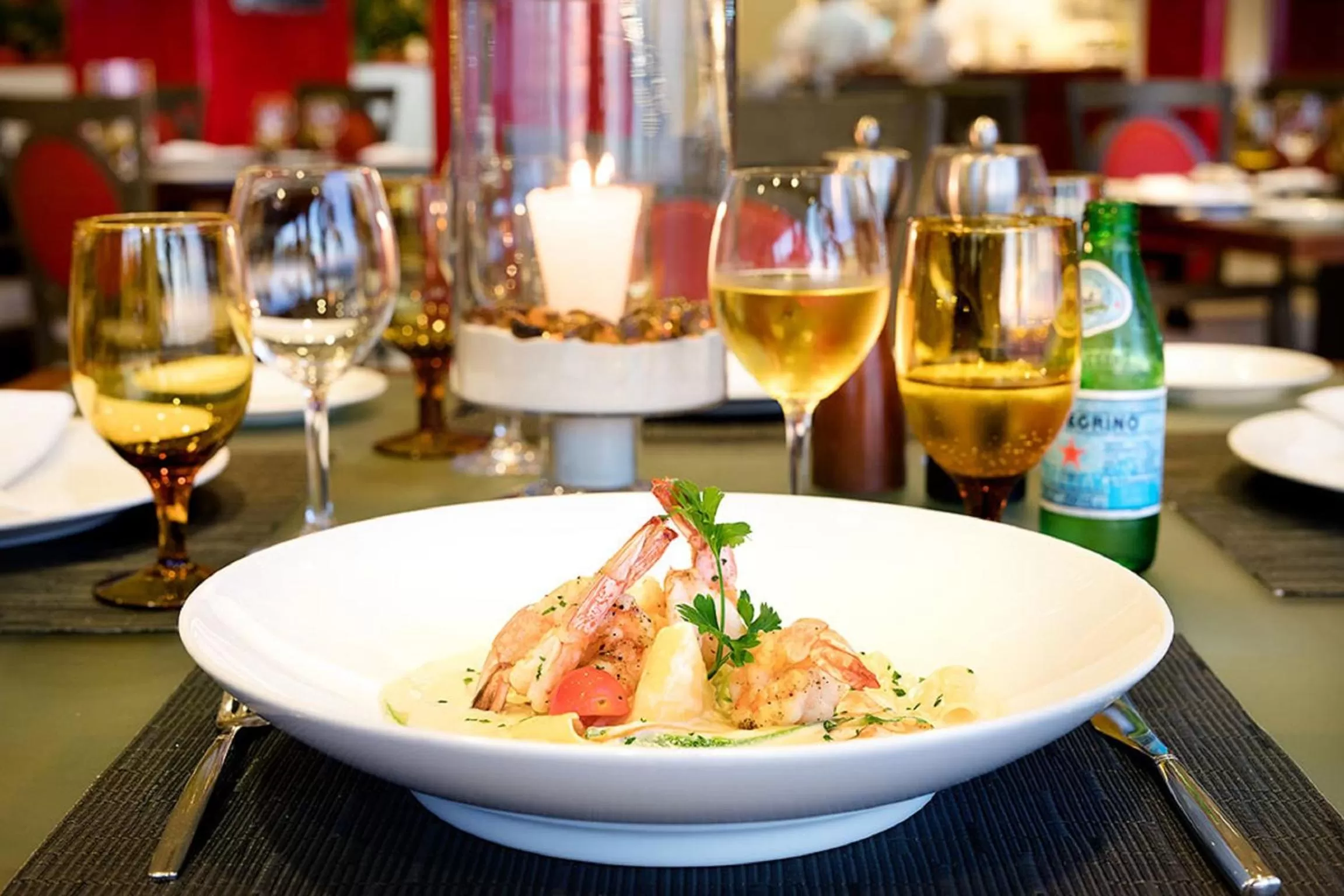 Dinner in Princess Mundo Imperial Riviera Diamante Acapulco