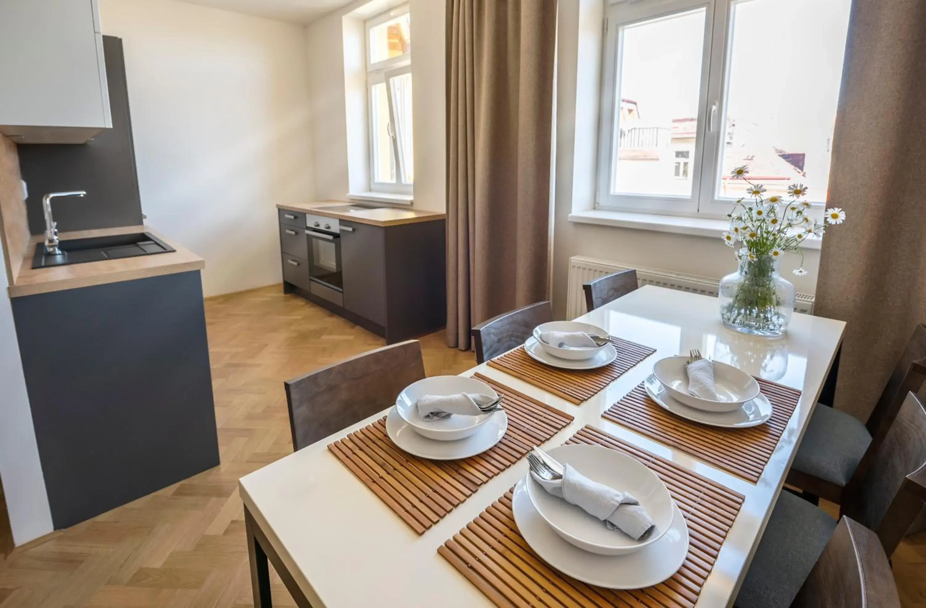 Dining Area in Letna Garden Suites