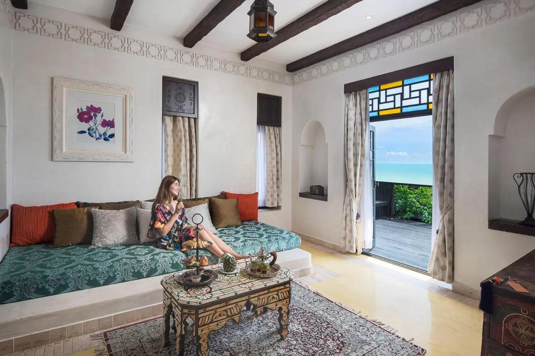 Living room in Villa Maroc Resort